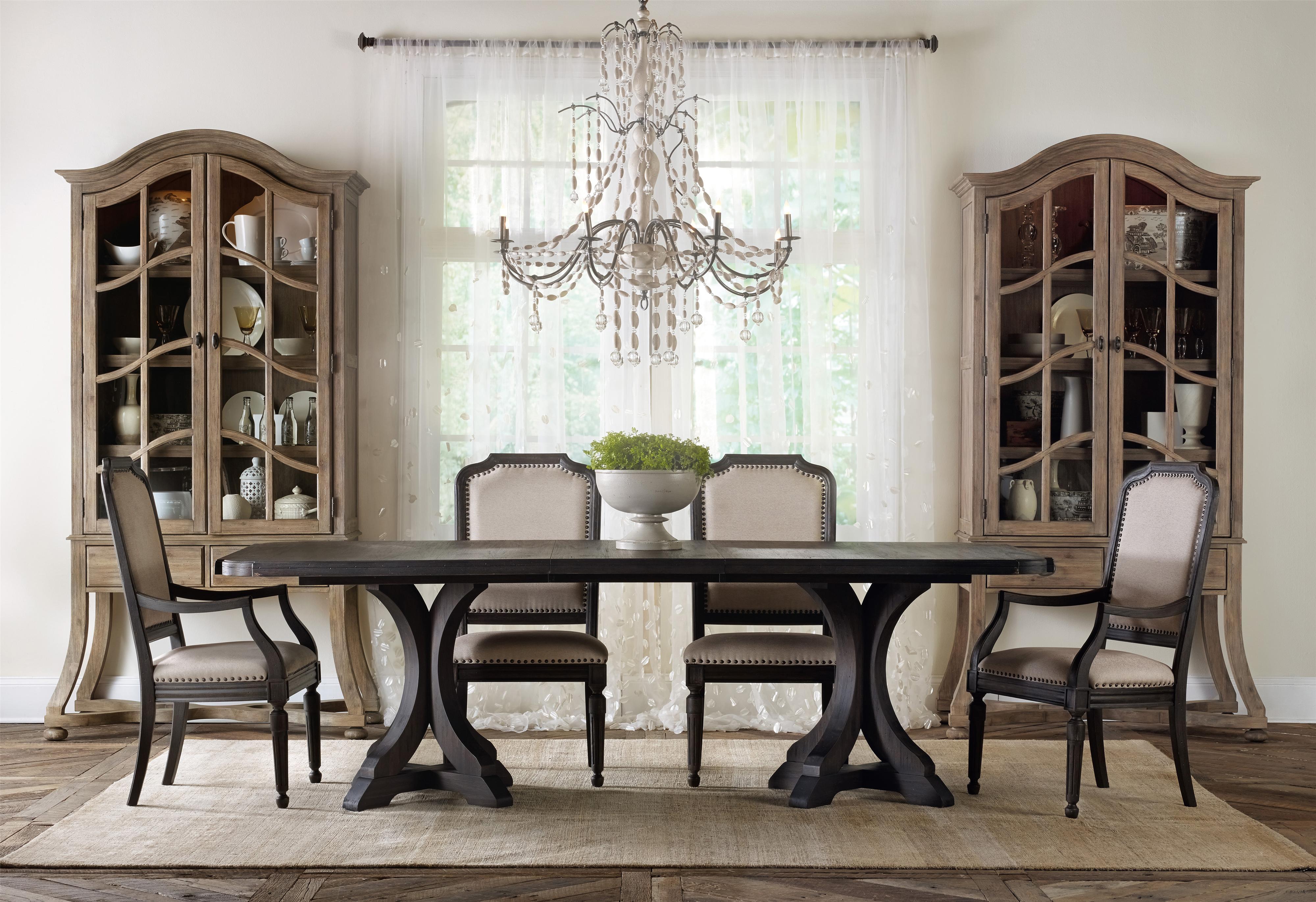 Formal Dining Room Group With Display Cabinets By Hooker Furniture