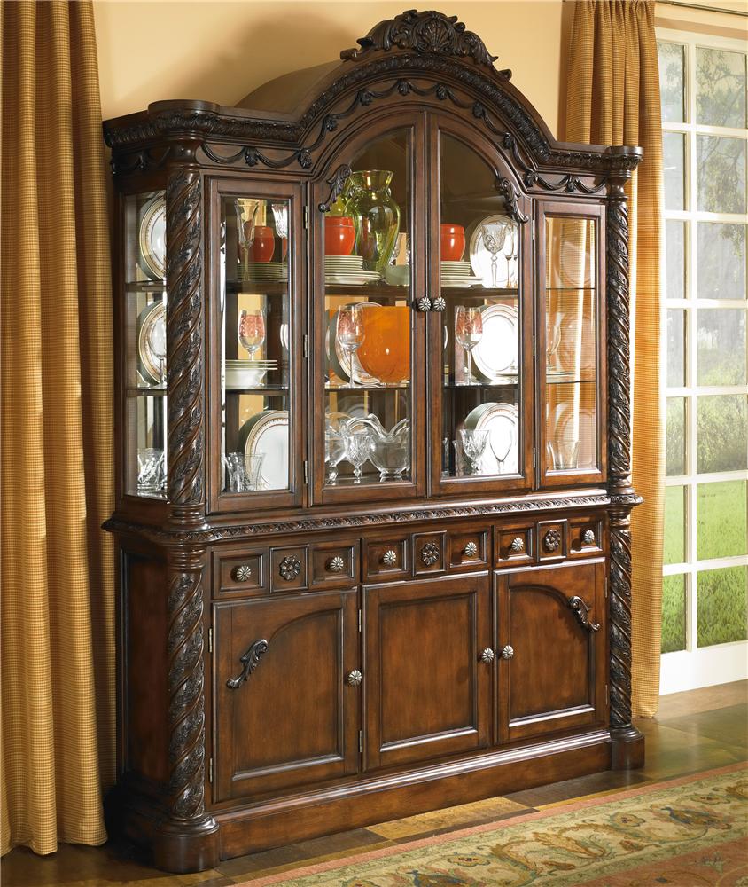 China Cabinet With Glass Doors By Millennium China Cabinet With Glass Doors By Millennium