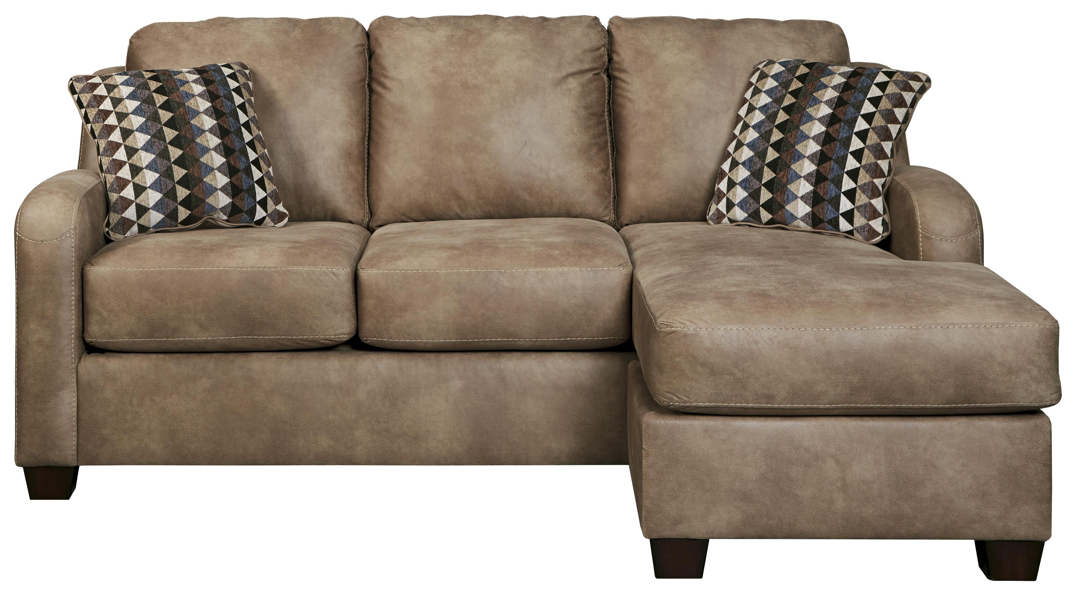 Contemporary Faux Leather Sofa Chaise by Benchcraft