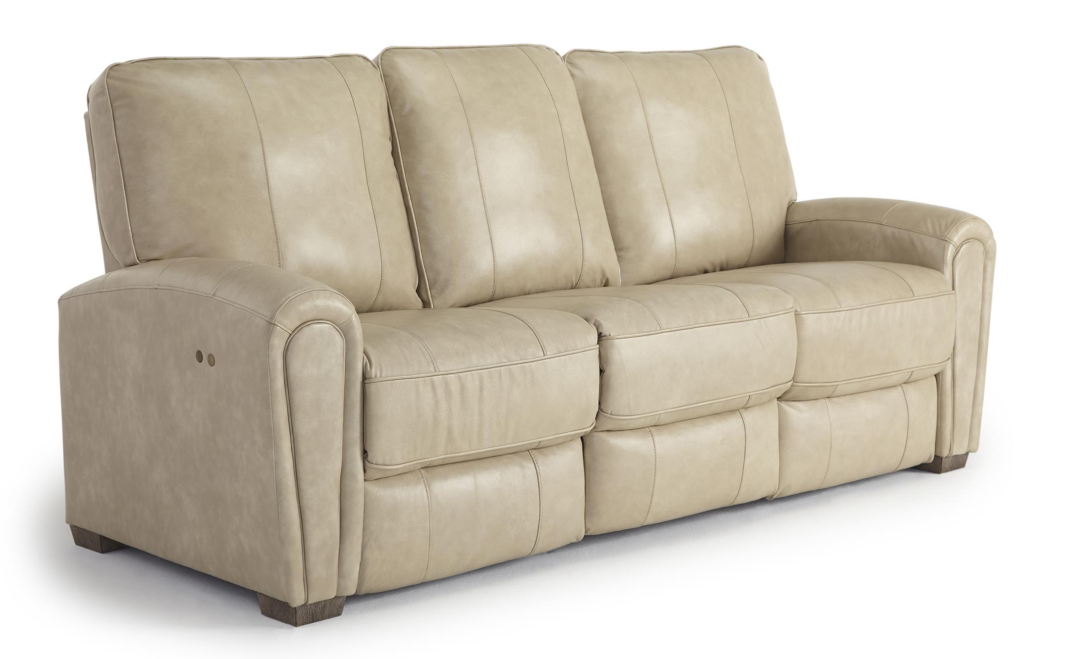 Casual Power Reclining Space Saver Sofa by Best Home Furnishings
