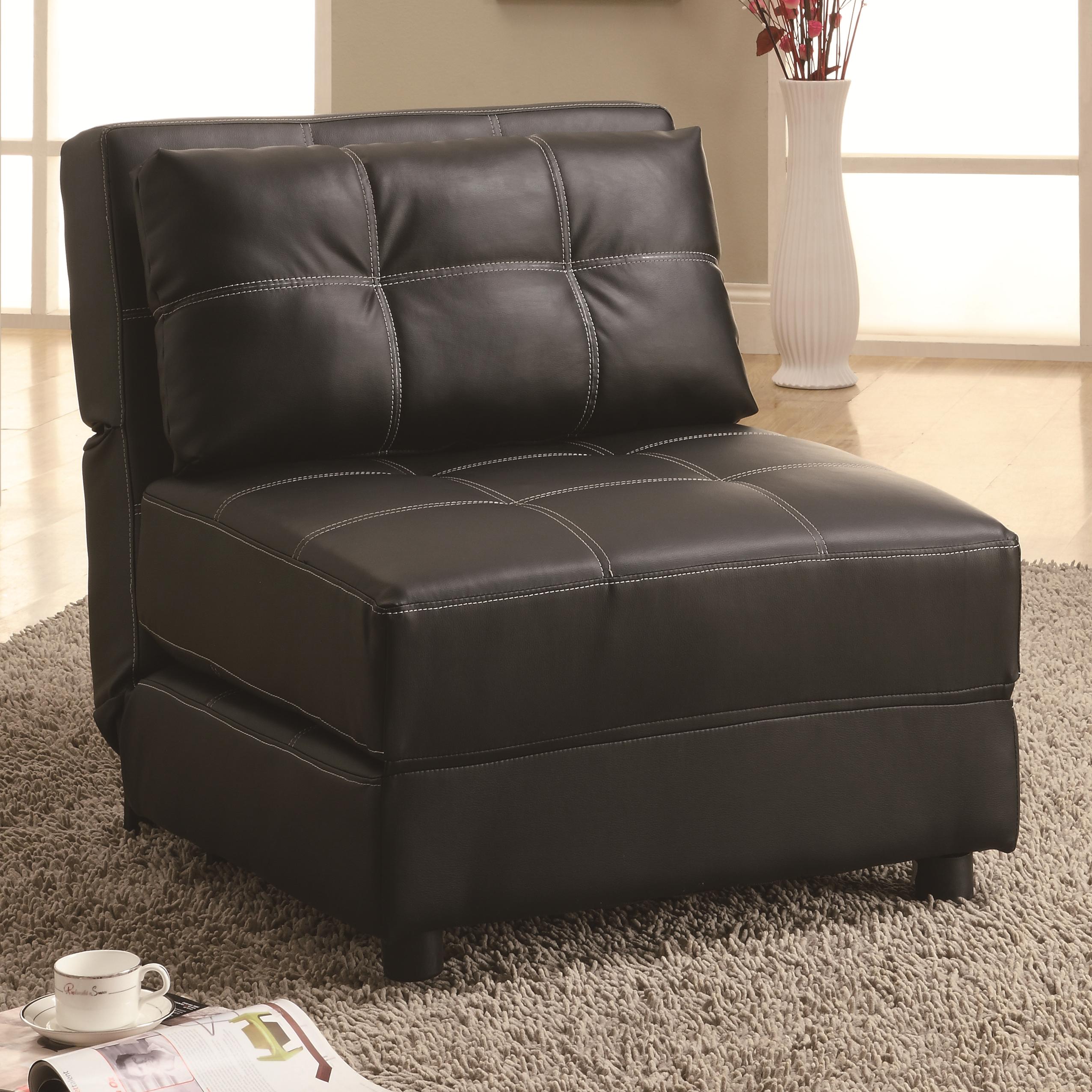 Living Room Lounge Chair Sofa contemporary armless lounge chairsofa bed by coaster wolf and bed