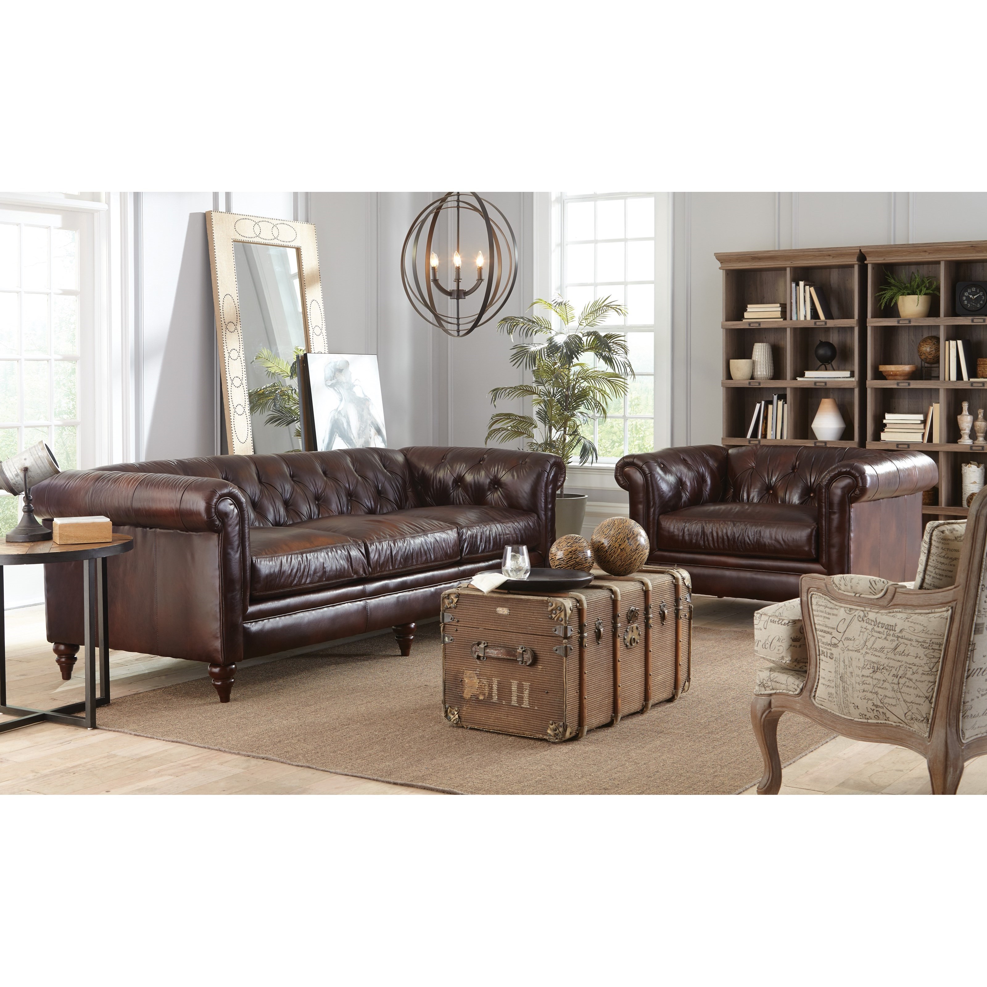 Leather Chesterfield Sofa by Craftmaster