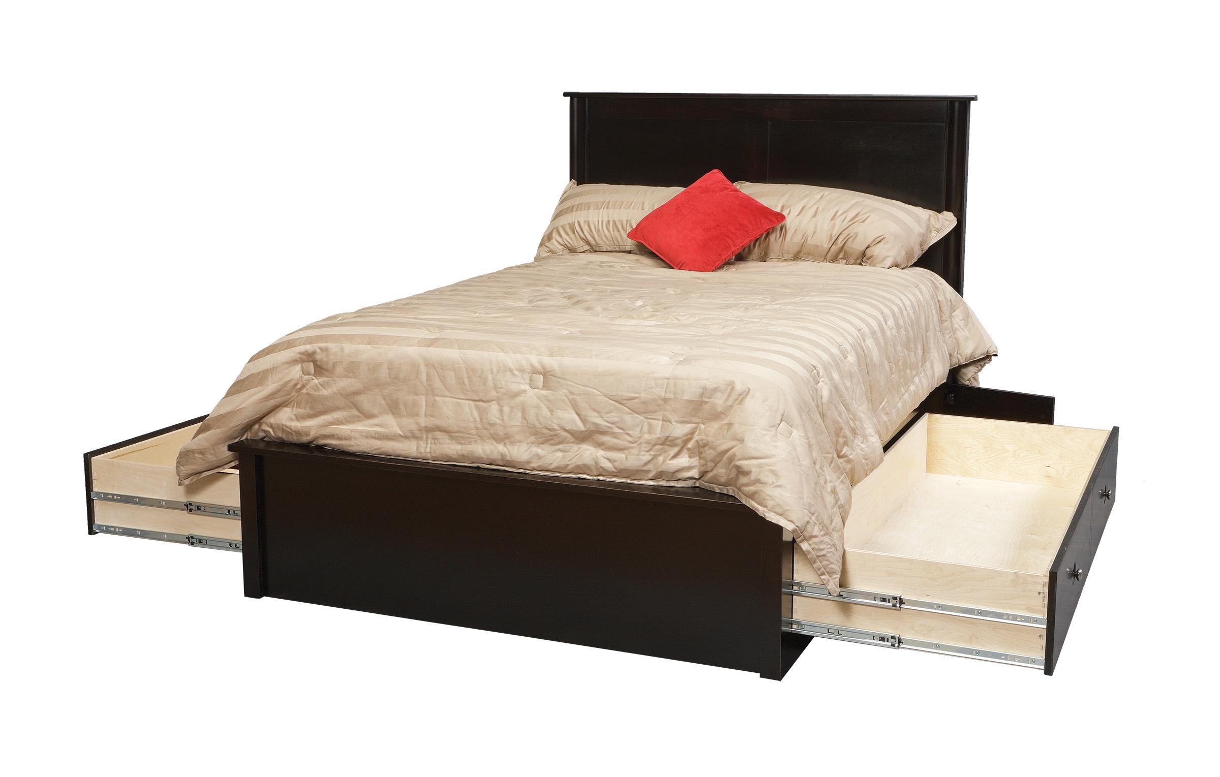 Amish Cherry King Platform Bed Amish Cherry King Platform Bed