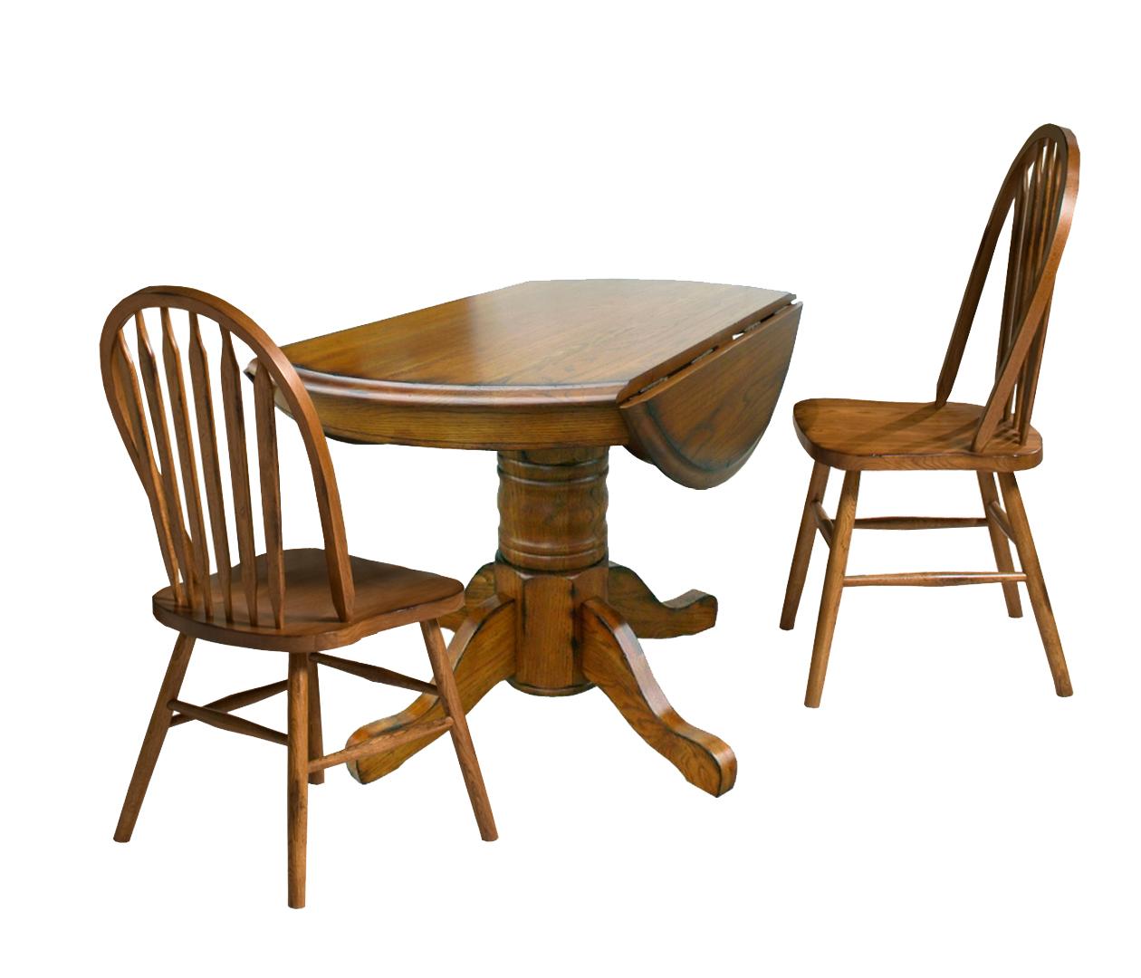 Three Piece Drop Leaf Table and Chair Dining Set by Intercon | Wolf ... Three Piece Drop Leaf Table and Chair Dining Set by Intercon | Wolf ...