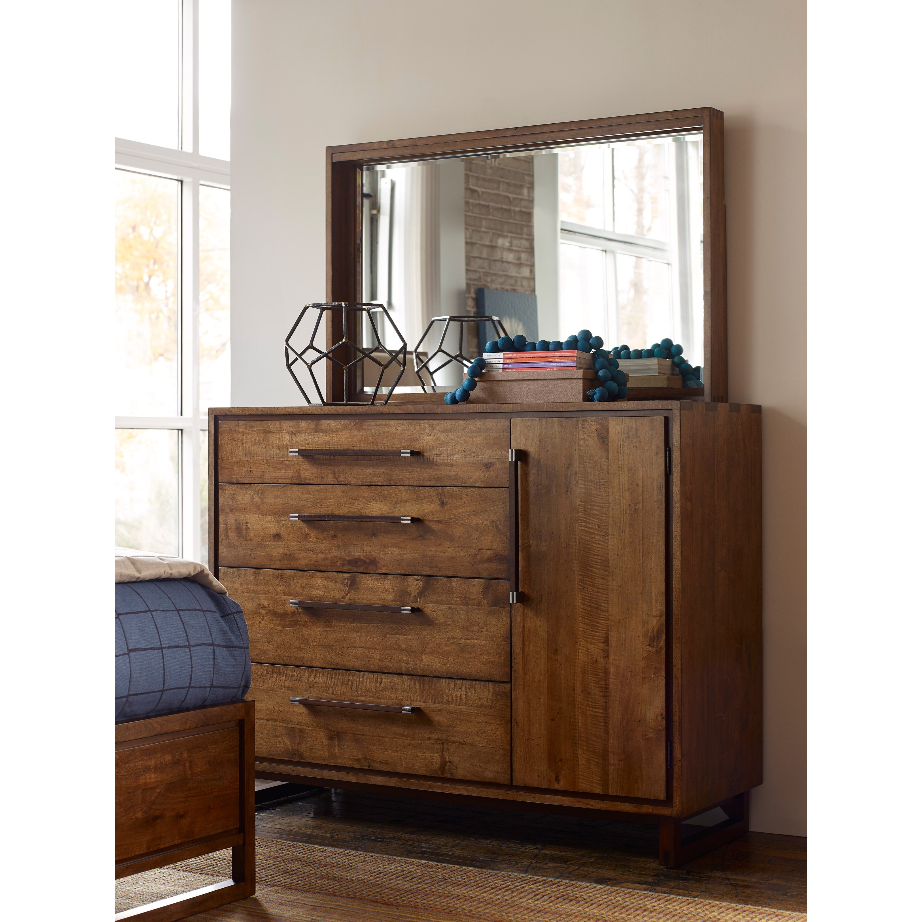 Glazier Mirror with LED Light by Kincaid Furniture