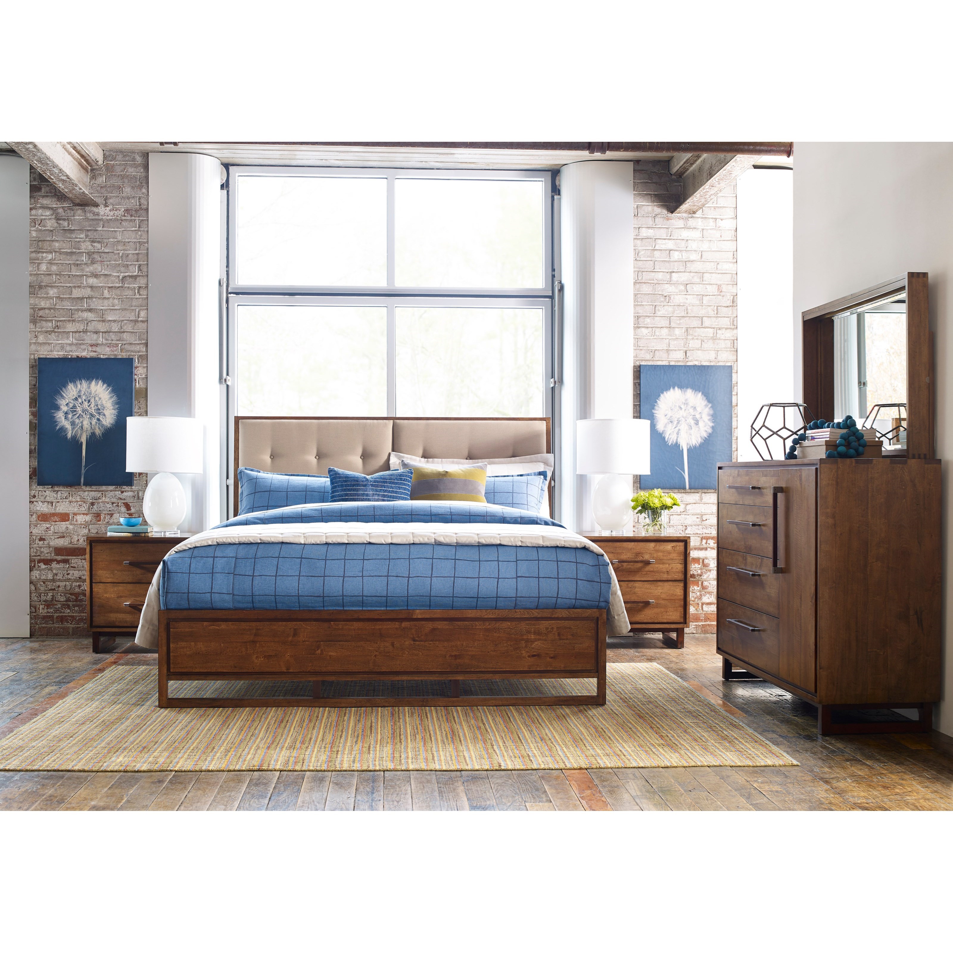 Glazier Mirror with LED Light by Kincaid Furniture