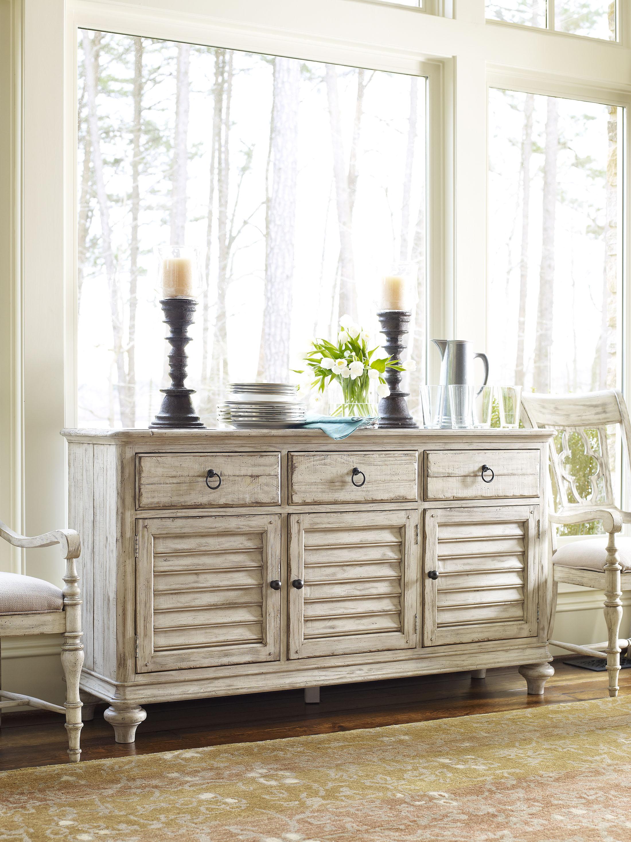 Hastings Buffet with 3 Drawers and 3 Shutter Style Doors by