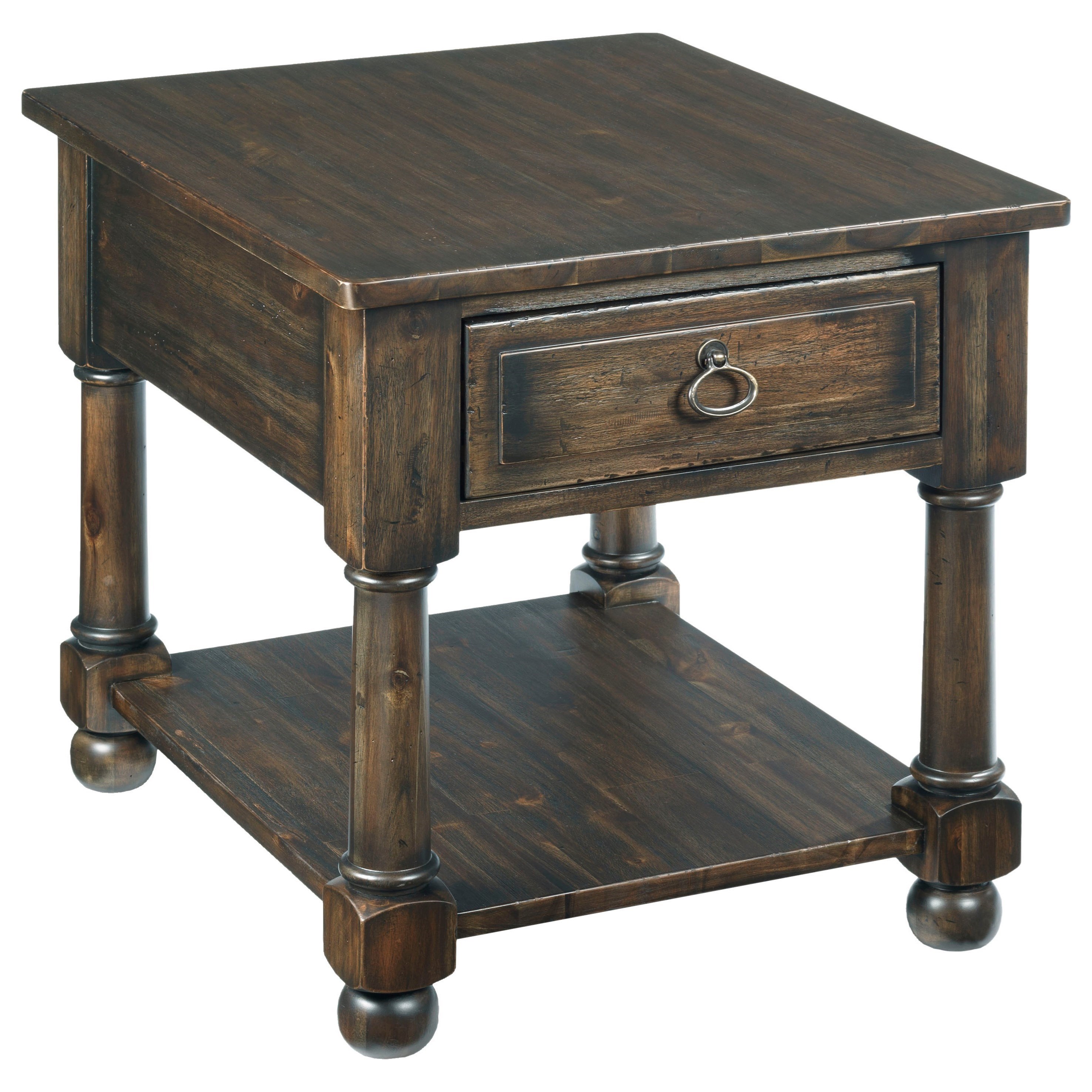 Vintage End Table With One Drawer And One Shelf Vintage End Table With One Drawer And One Shelf