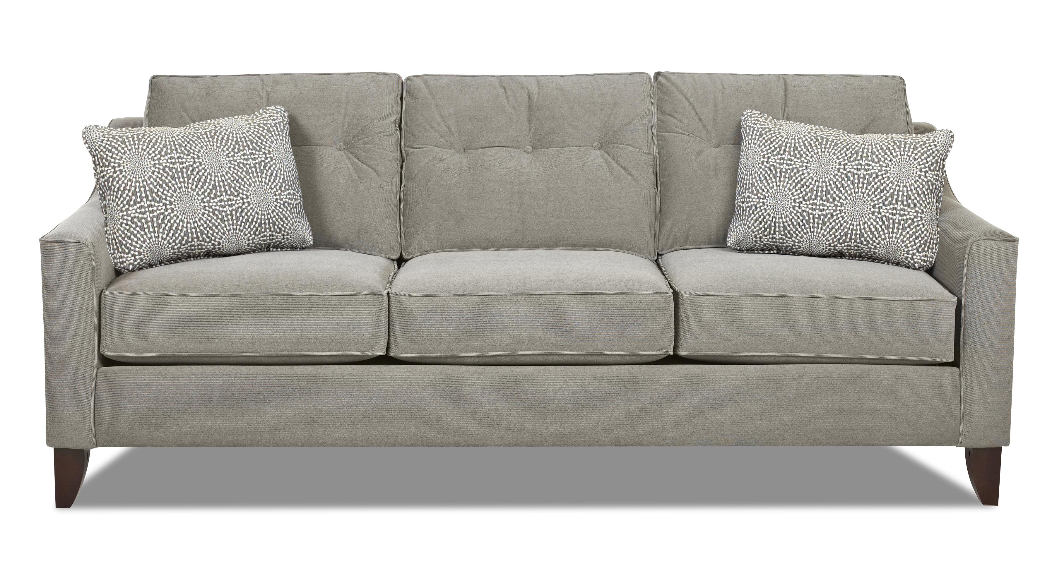 Modern Style Sofa mid-century modern style sofa with tufted cushionsklaussner Modern Style Sofa mid-century modern style sofa with tufted cushionsklaussner