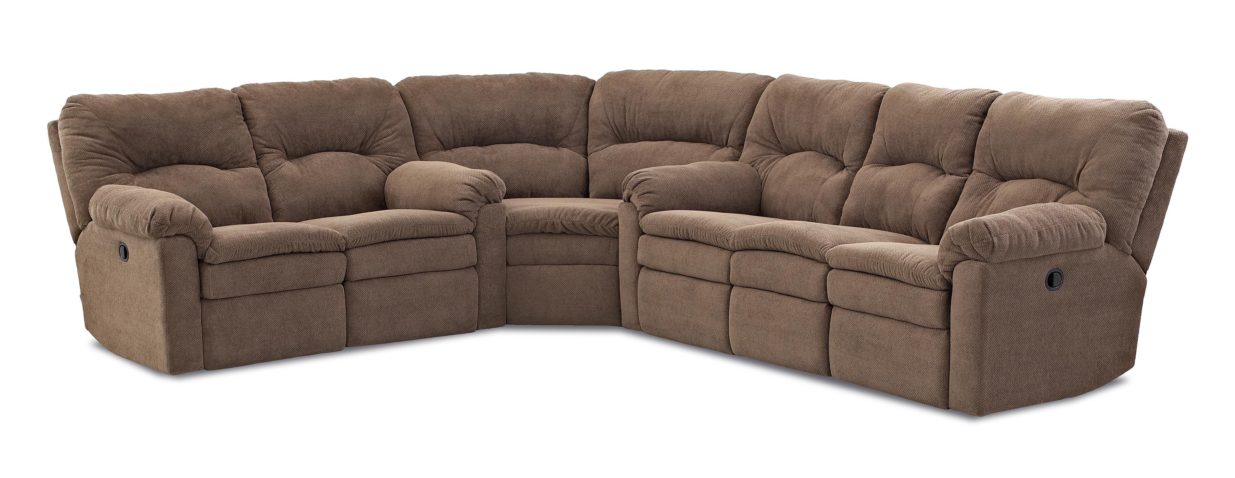 Casual 3 Piece Power Reclining Sectional Sofa By Klaussner Wolf