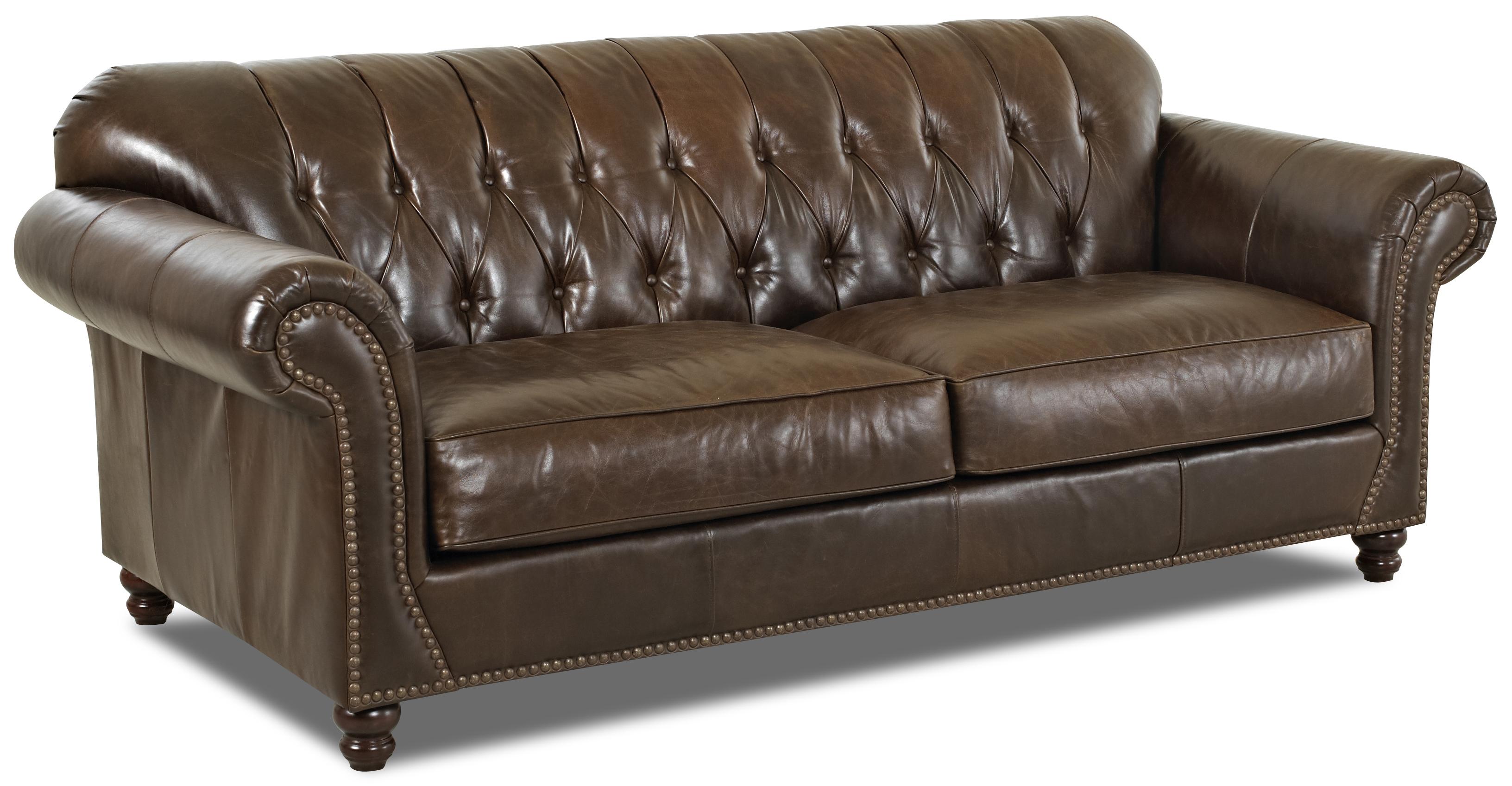 Tufted Back Sofa Ashley San Lucas 93u0026quot Stationary Sofa