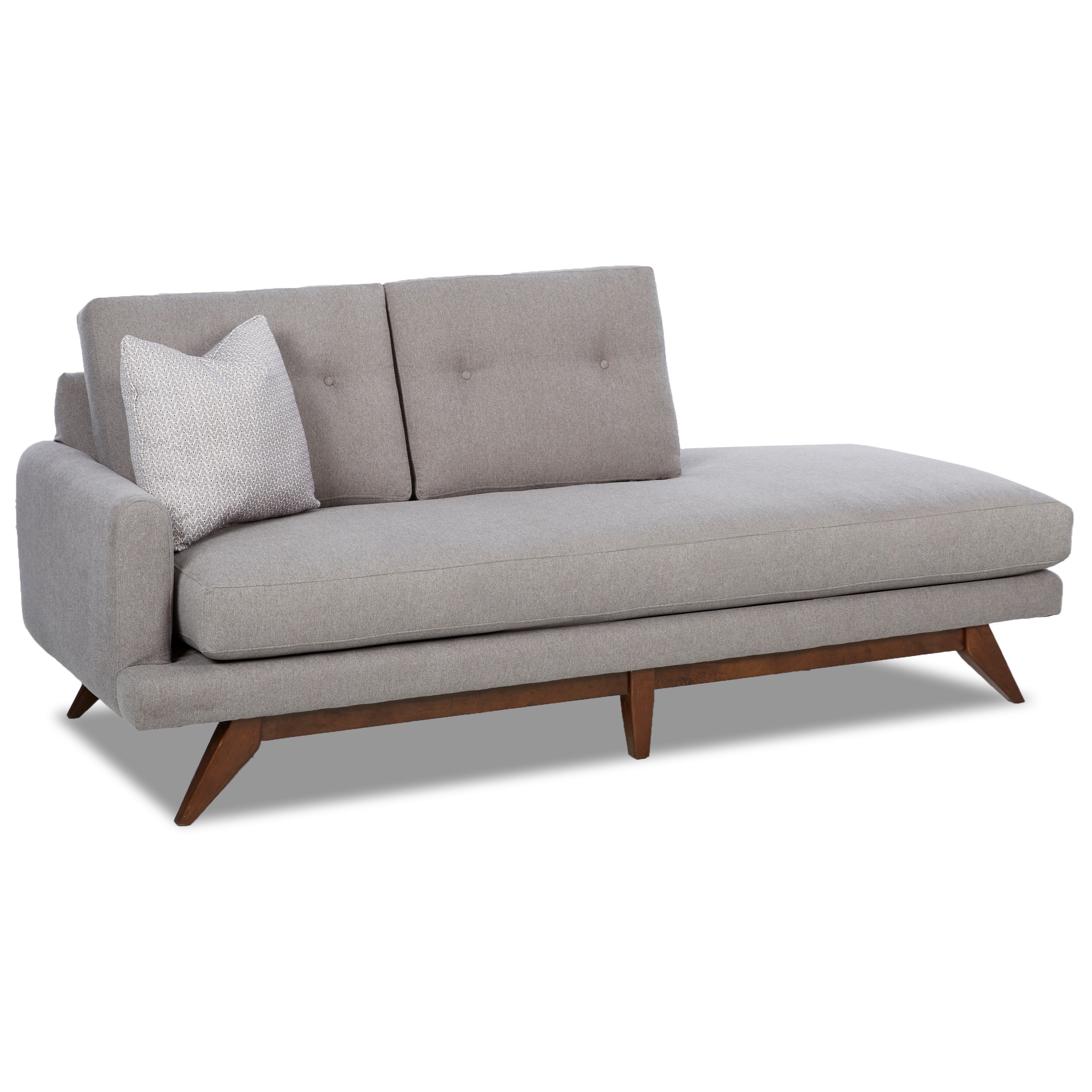 Mid Century Modern Left Arm Facing Chaise Lounge By Klaussner - Mid Century Modern Left Arm Facing Chaise Lounge mid century modern left arm facing chaise lounge by klaussner - mid century modern left arm facing chaise lounge