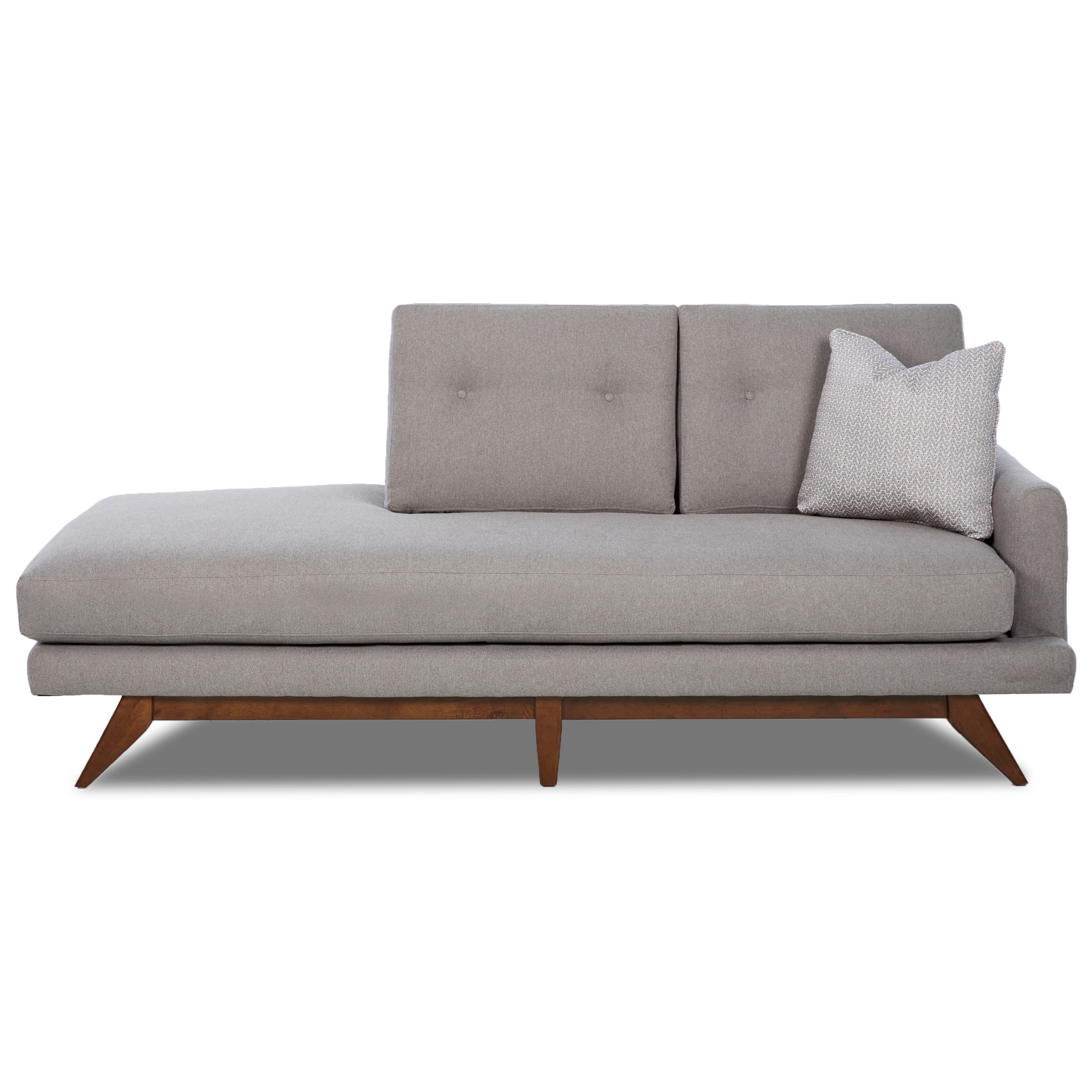 Mid Century Modern Right Arm Facing Chaise Lounge By Klaussner - Mid Century Modern Right Arm Facing Chaise Lounge mid century modern right arm facing chaise lounge by klaussner - mid century modern right arm facing chaise lounge