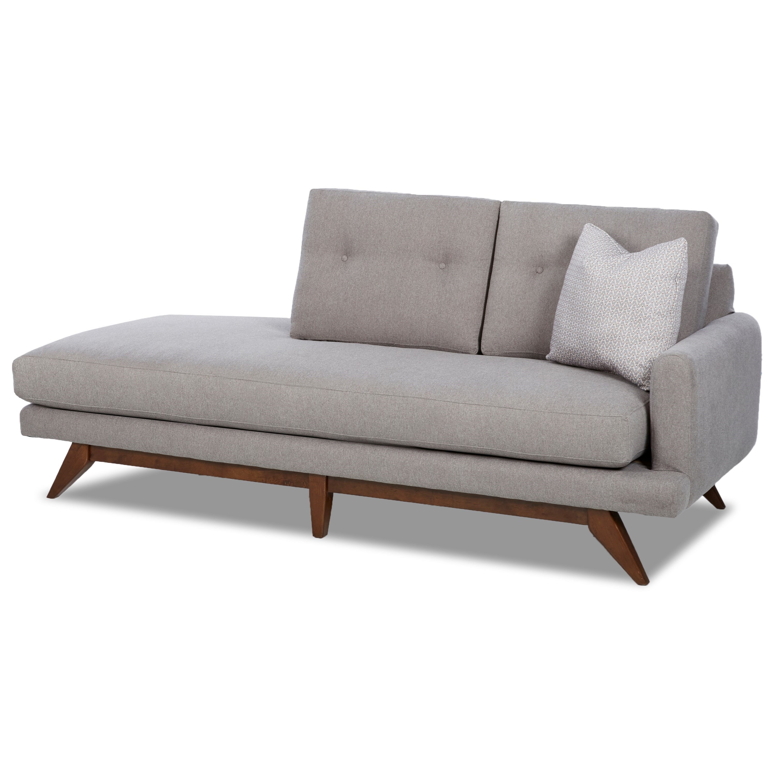 Mid Century Modern Right Arm Facing Chaise Lounge By Klaussner - Mid Century Modern Right Arm Facing Chaise Lounge mid century modern right arm facing chaise lounge by klaussner - mid century modern right arm facing chaise lounge