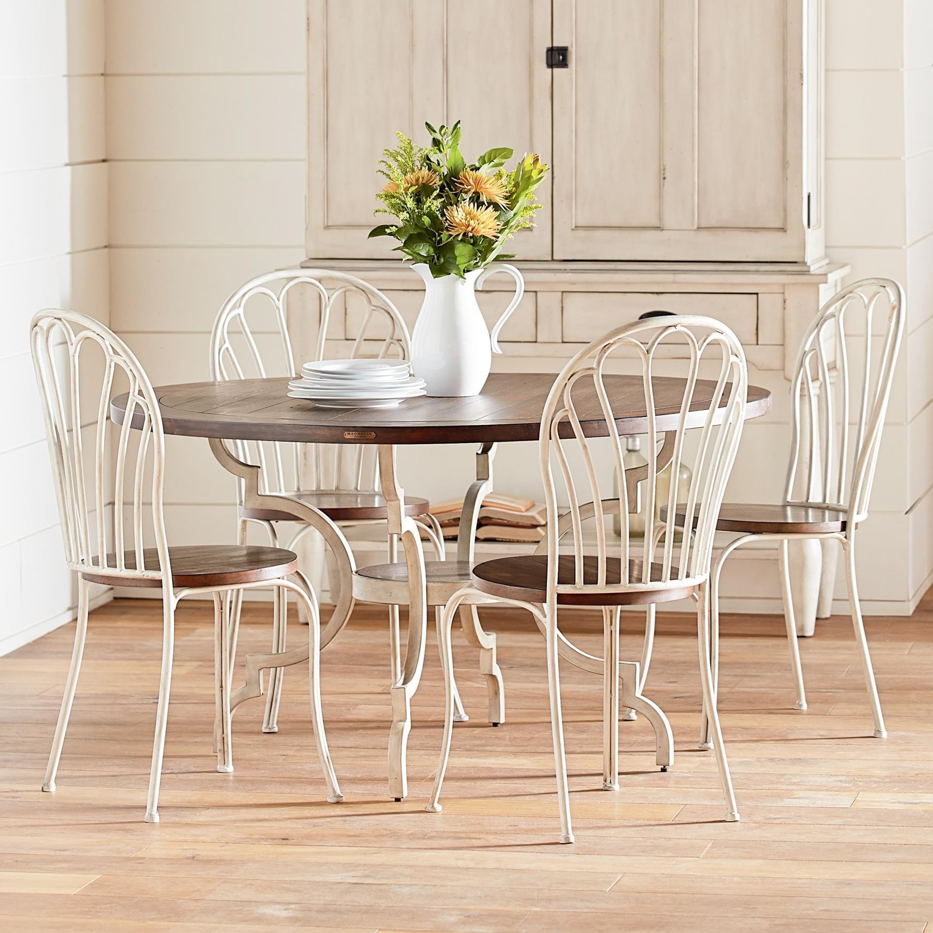 5 Piece Round Table & Chair Set by Magnolia Home by Joanna Gaines ... 5 Piece Round Table & Chair Set by Magnolia Home by Joanna Gaines ...