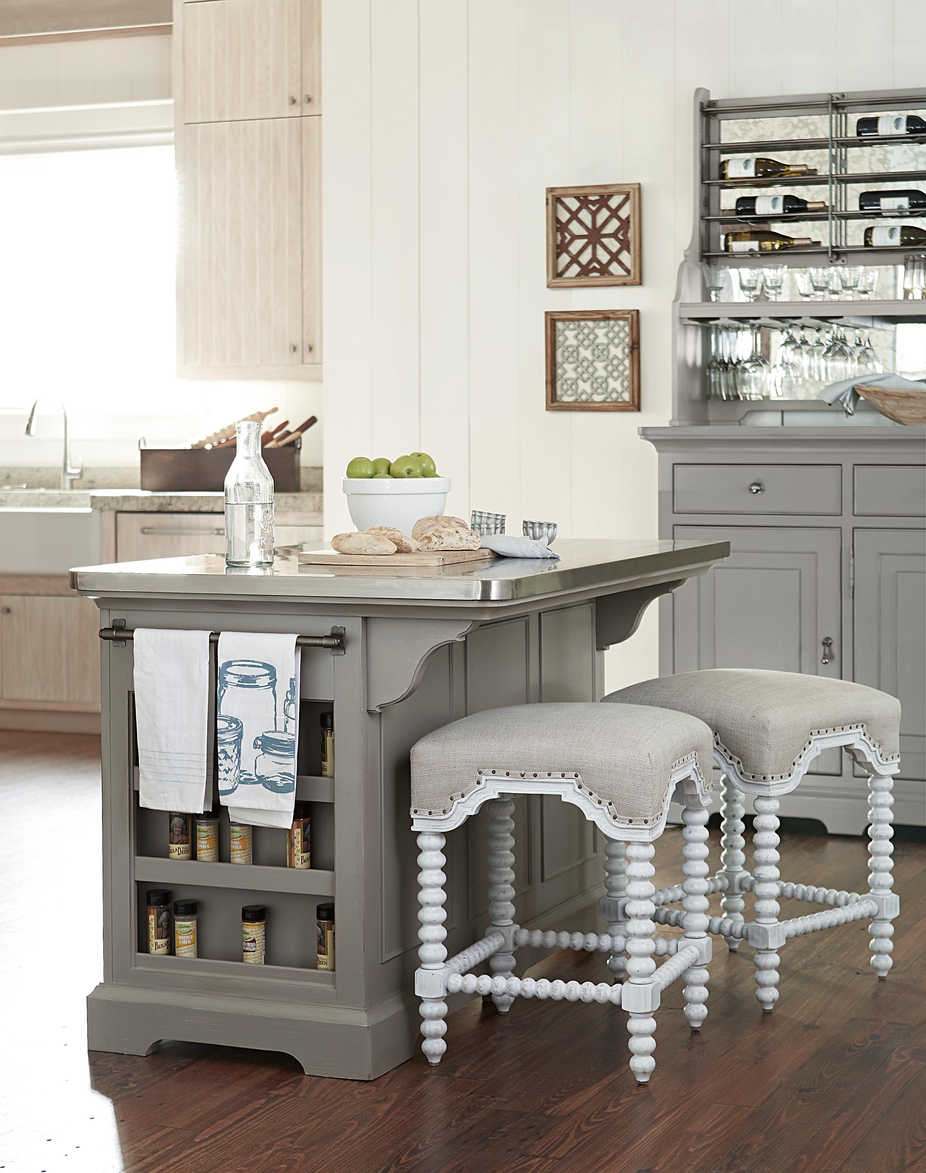 paula deen kitchen island the kitchen island with stainless wrapped metal top by paula deen kitchen island the kitchen island with stainless wrapped metal top by