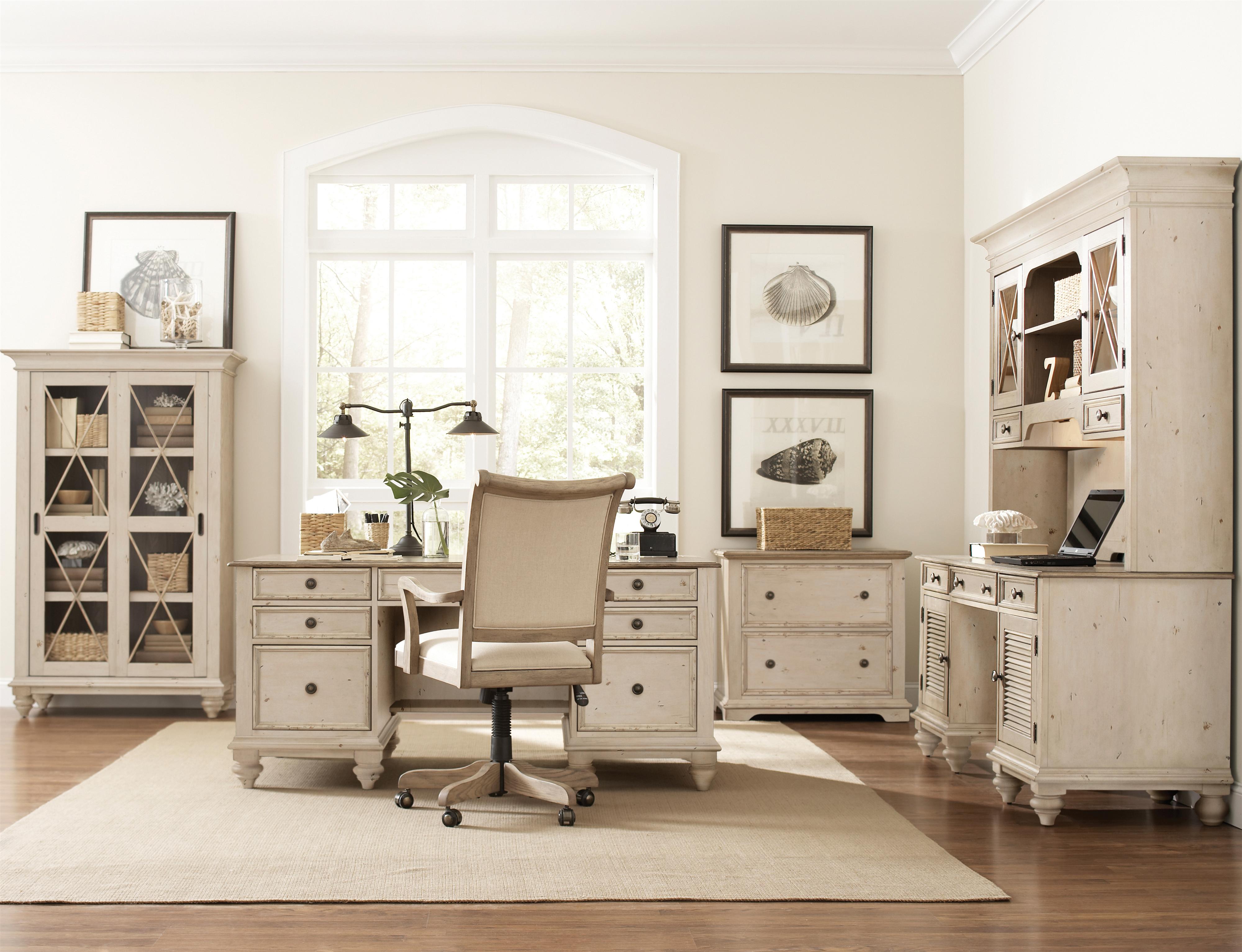 shutter door credenza desk with 2 doors by riverside furniture