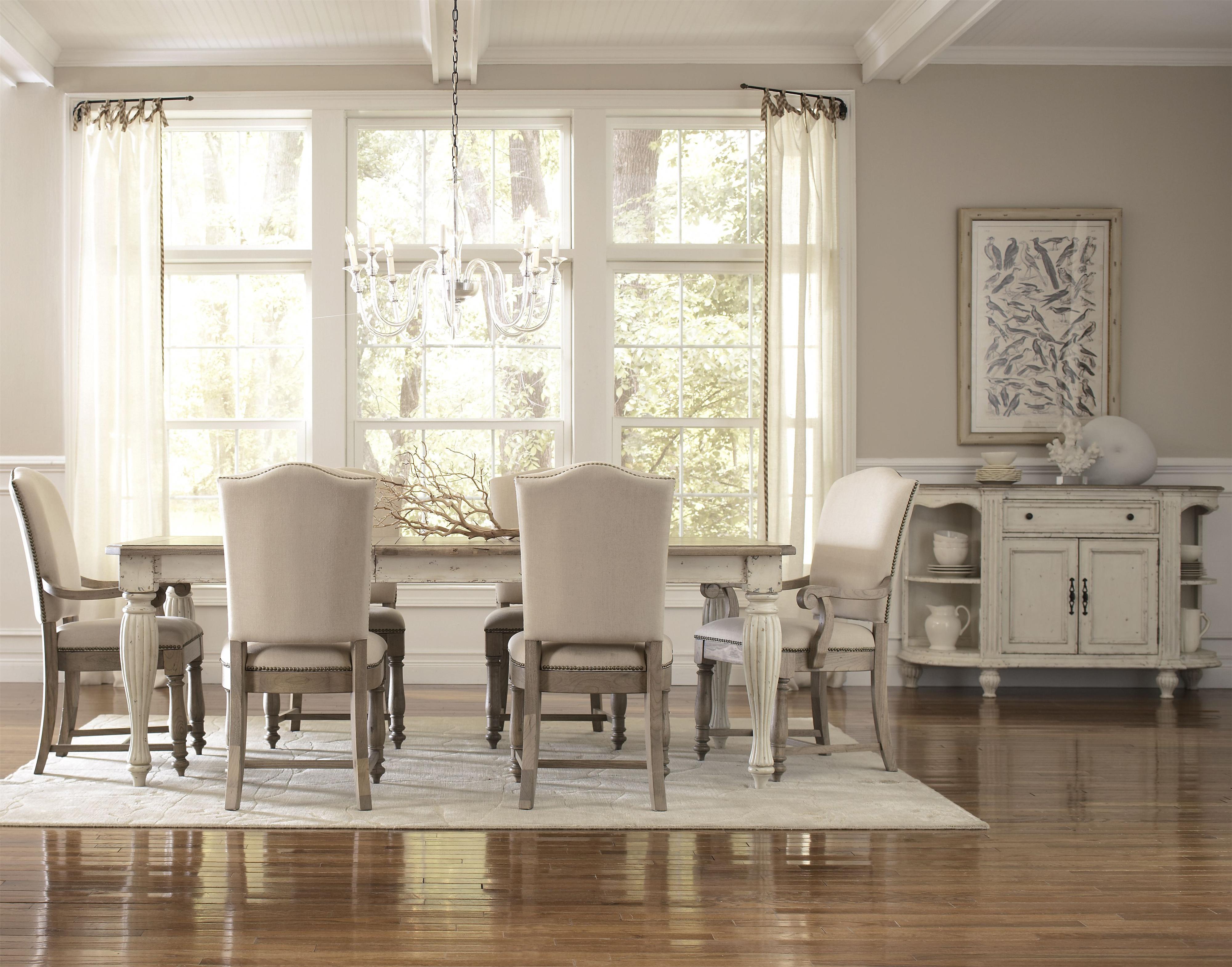Rectangular Leg Dining Table With 18 Leaf By Riverside Furniture Rectangular Leg Dining Table With 18 Leaf By Riverside Furniture