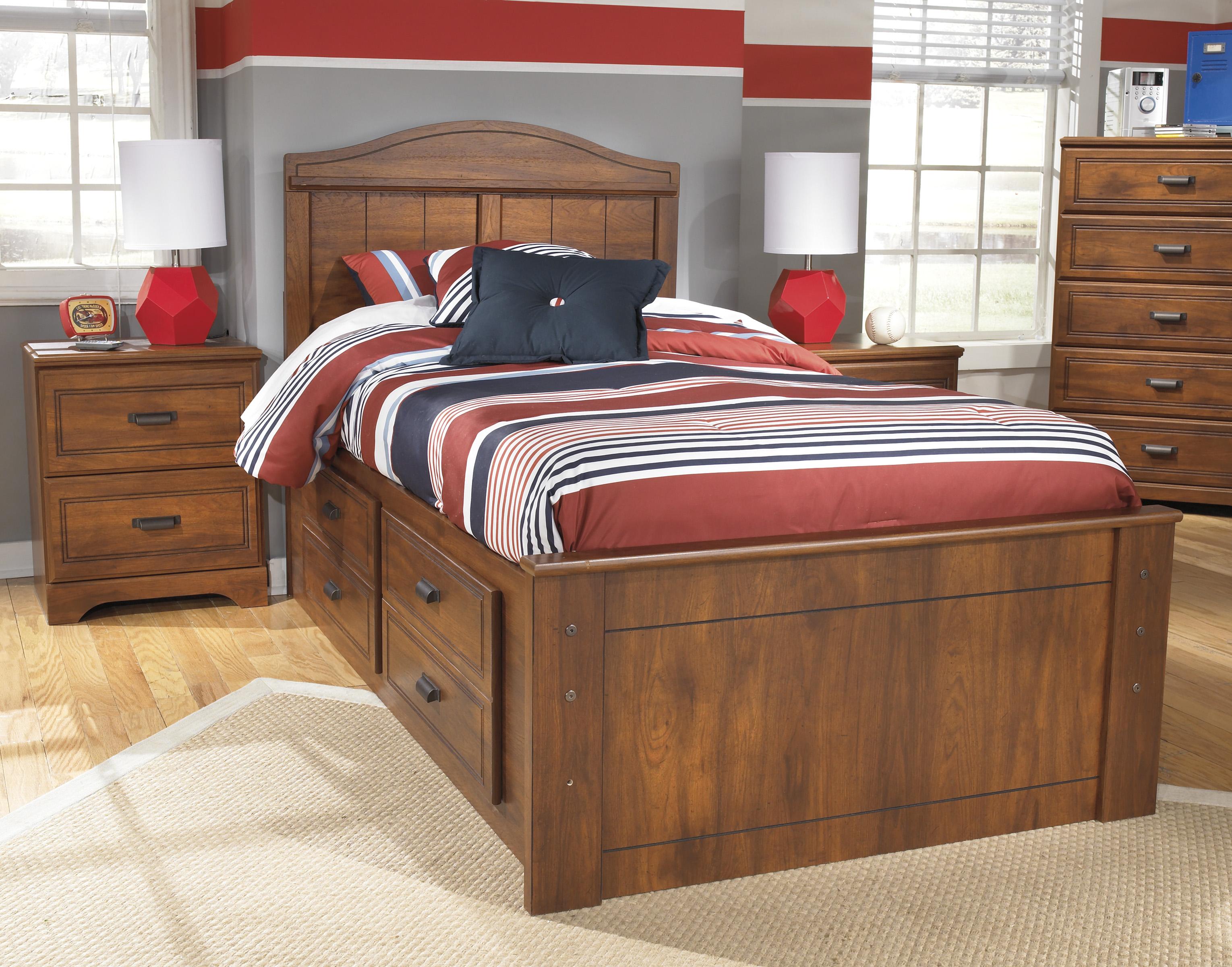 Twin Panel Bed with Underbed Storage by Signature Design ...