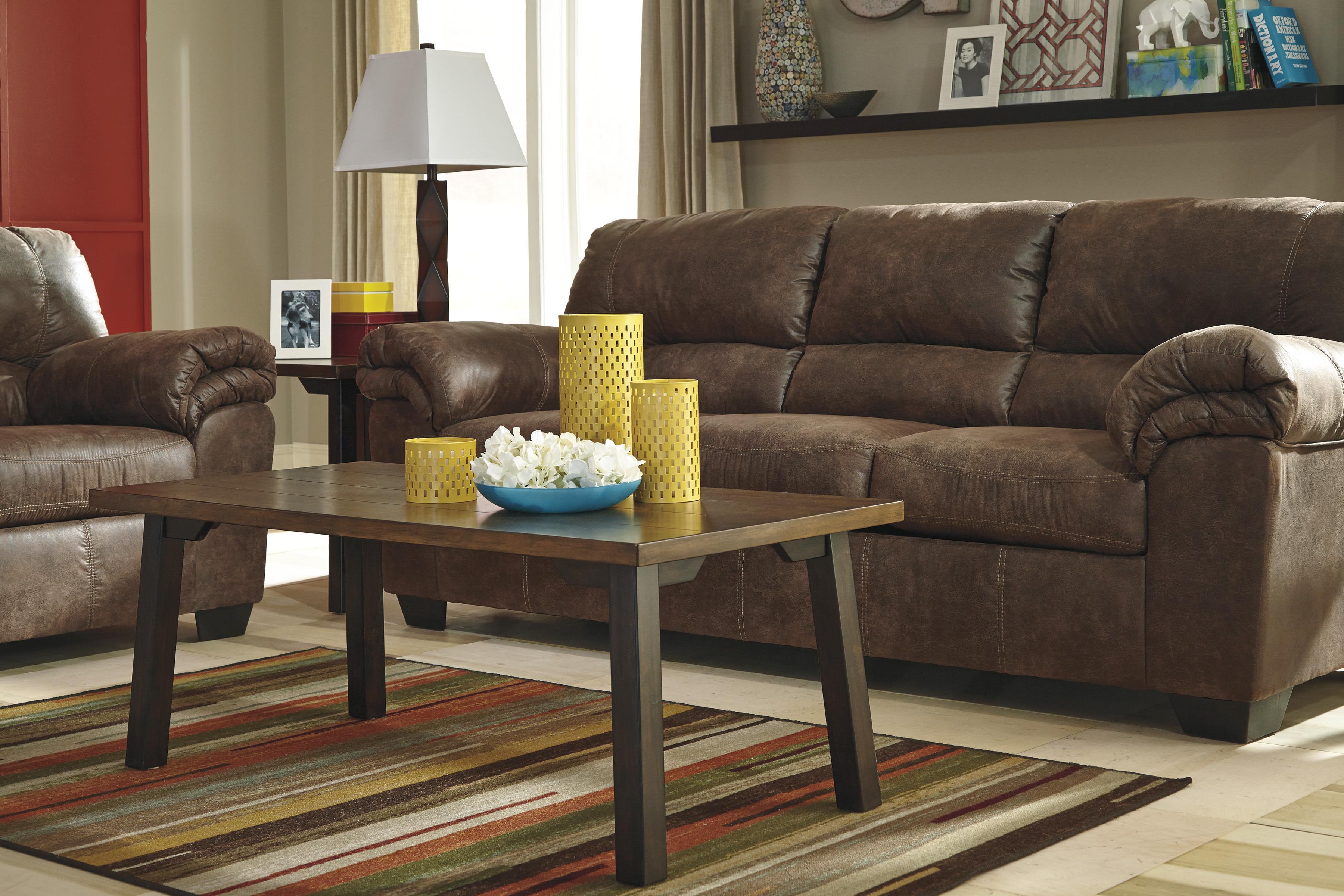 Casual Faux Leather Sofa by Signature Design by Ashley