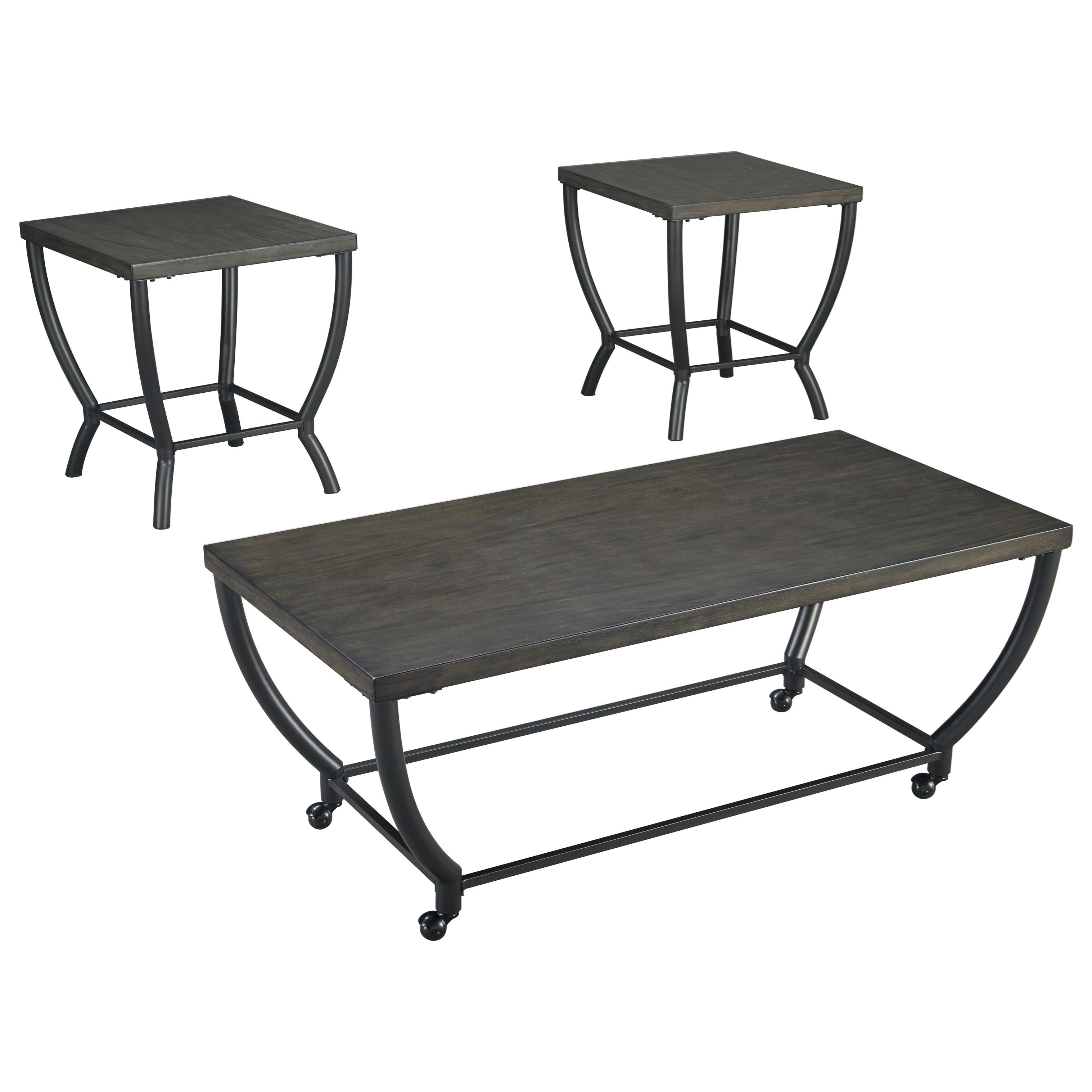 Contemporary Occasional Table Set By Signature Design By Ashley - Contemporary Occasional Table Set contemporary occasional table set by signature design by ashley - contemporary occasional table set