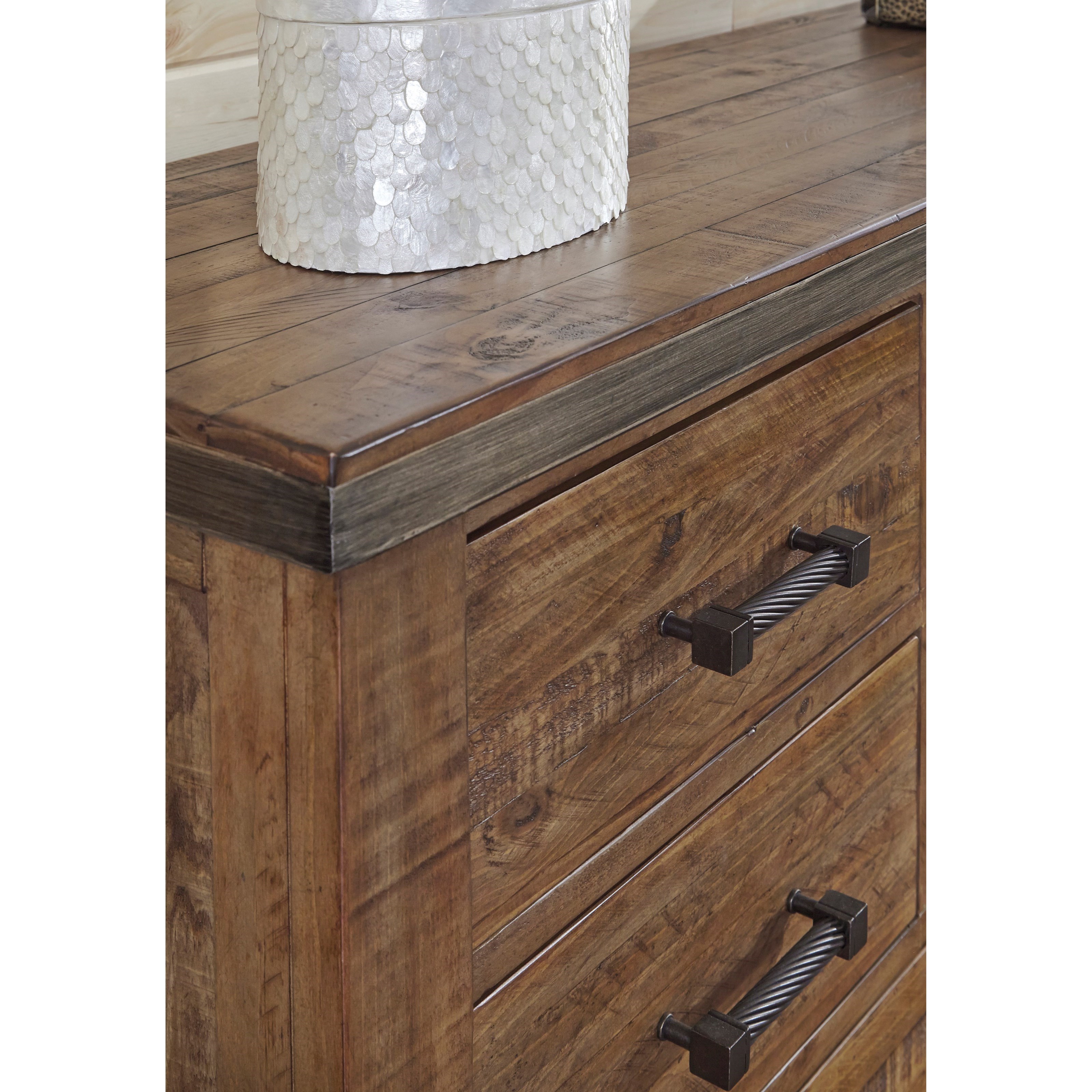 Modern Wood And Metal Furniture modern rustic solid wood dresser with metal legs and metal banding Modern Wood And Metal Furniture modern rustic solid wood dresser with metal legs and metal banding