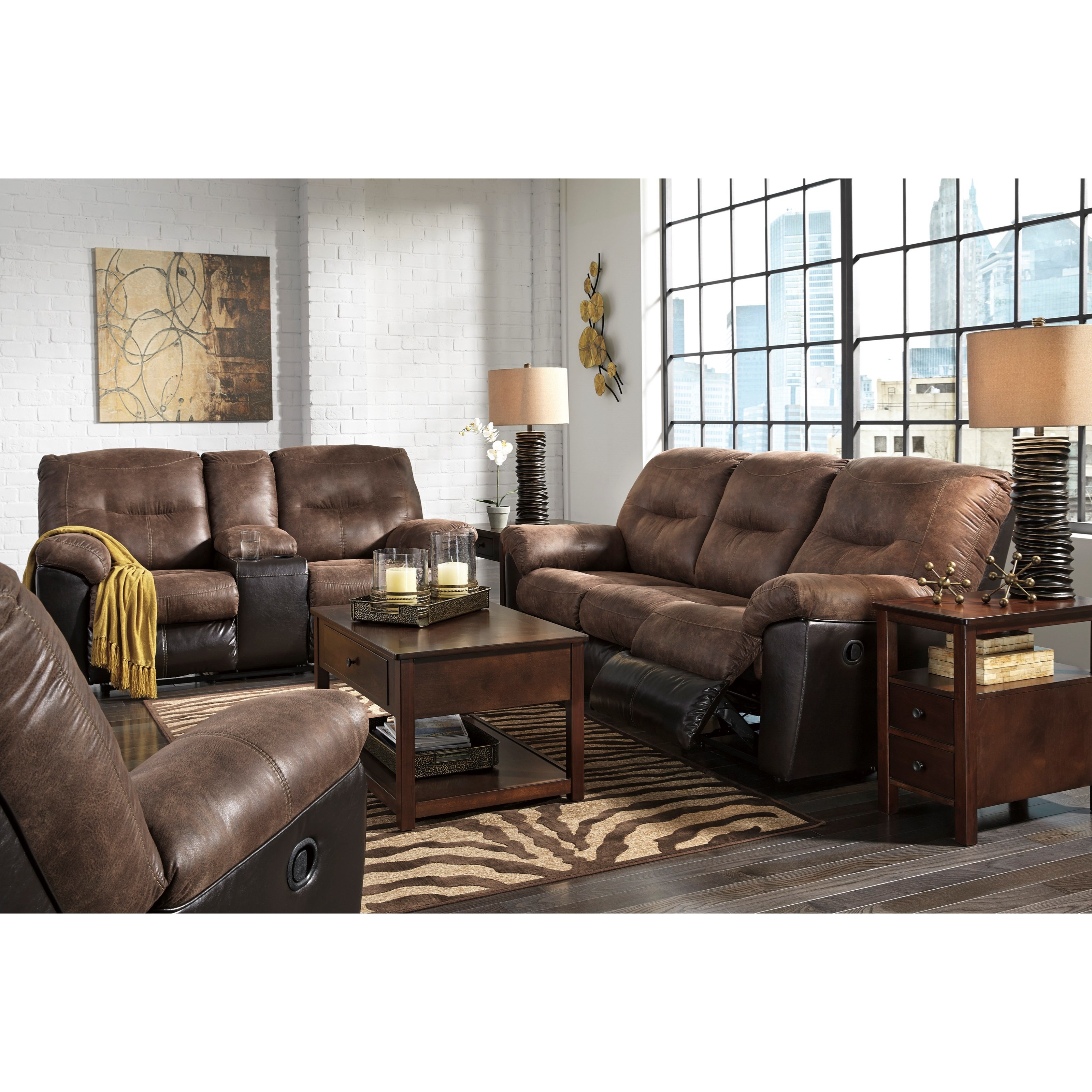 Double Recliner Loveseat Flex Steel Recliners Power Reclining