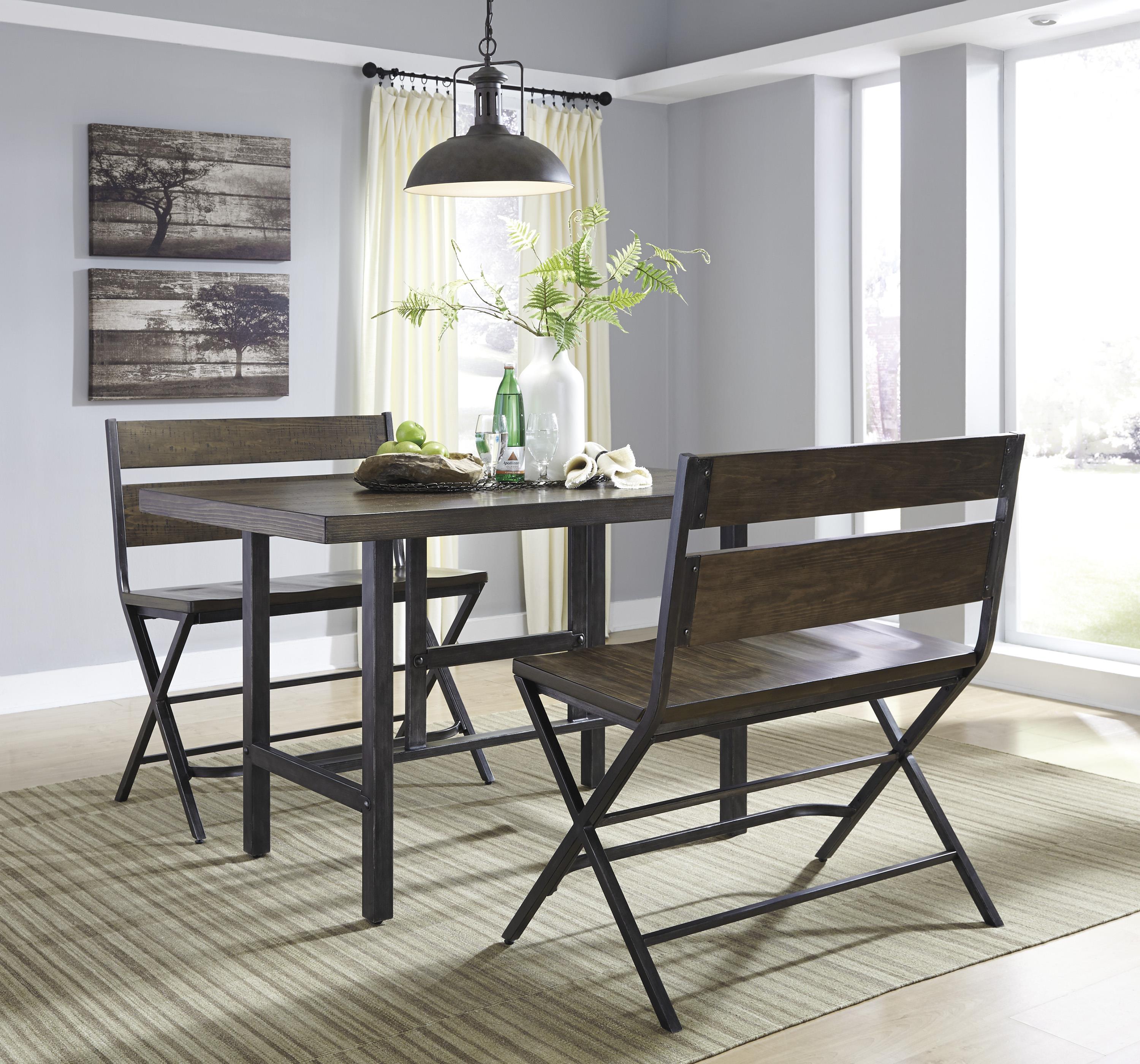 height of a dining room table haddigan rectangular dining room counter table w pine veneers and metal base height of a dining room table haddigan rectangular dining room counter table w pine veneers and metal base