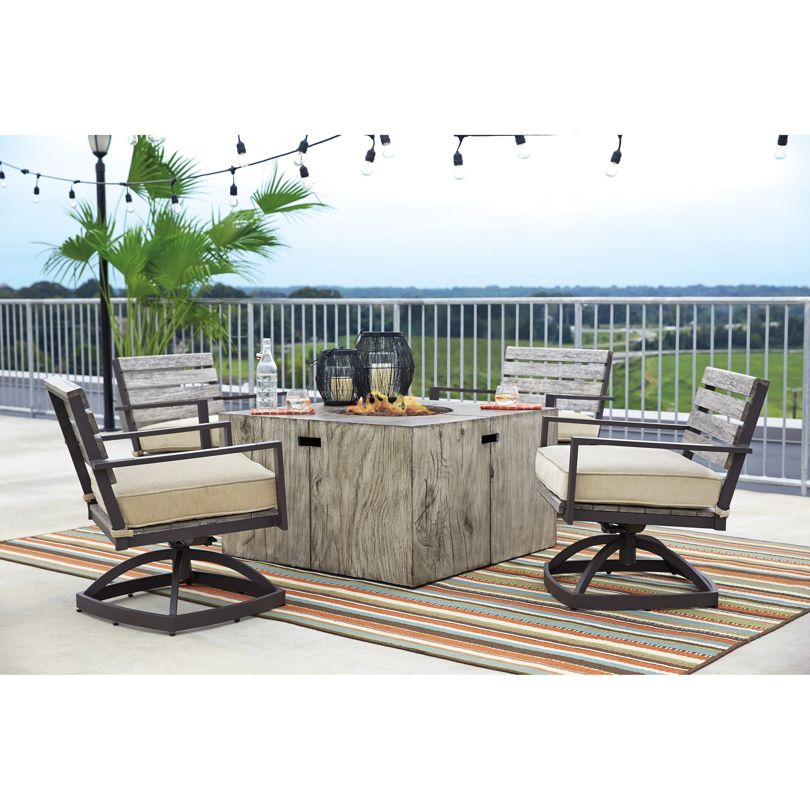 Square Fire Pit Table Square Fire Pit Table