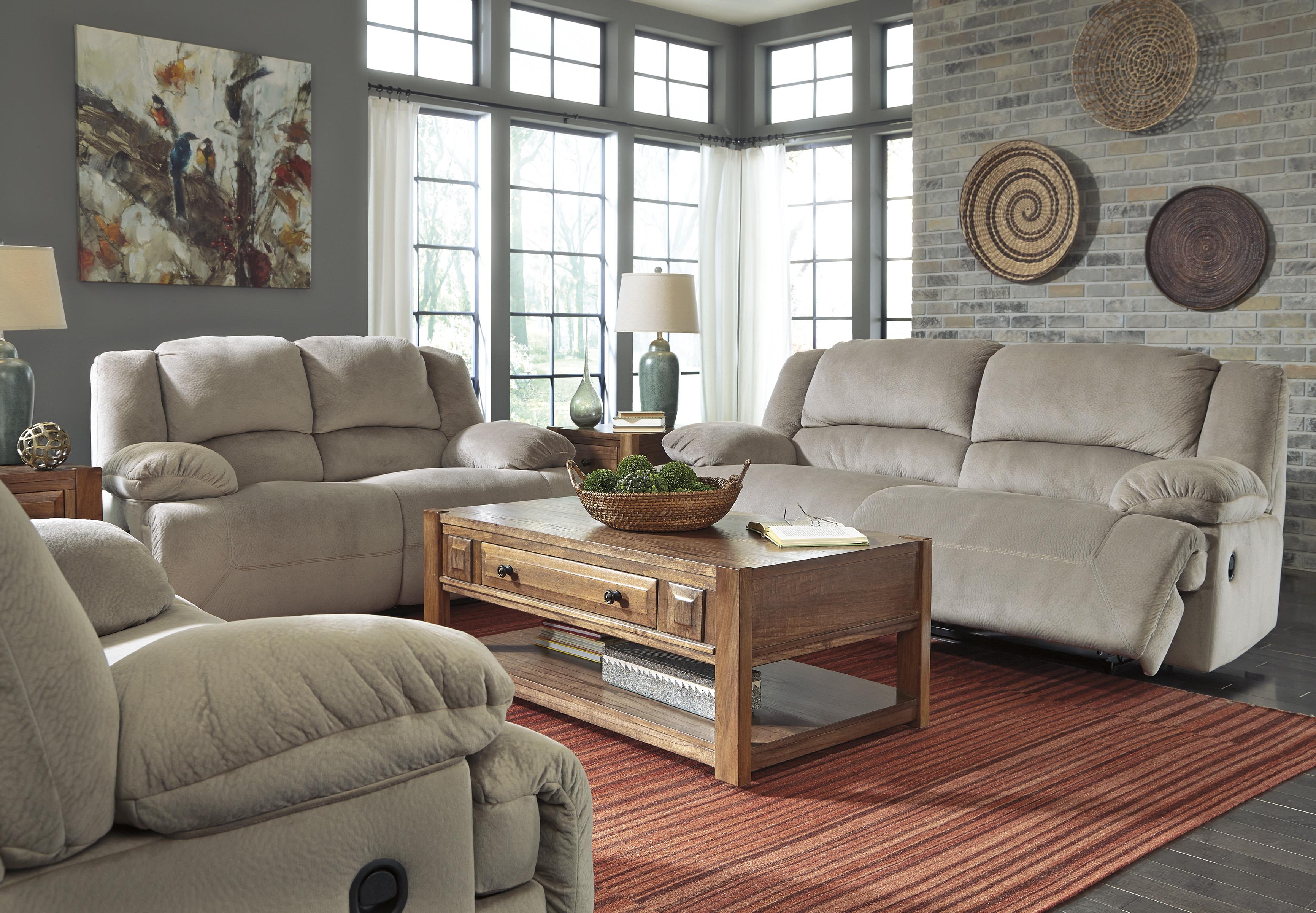 Casual Contemporary 2 Seat Reclining Sofa by Signature Design by