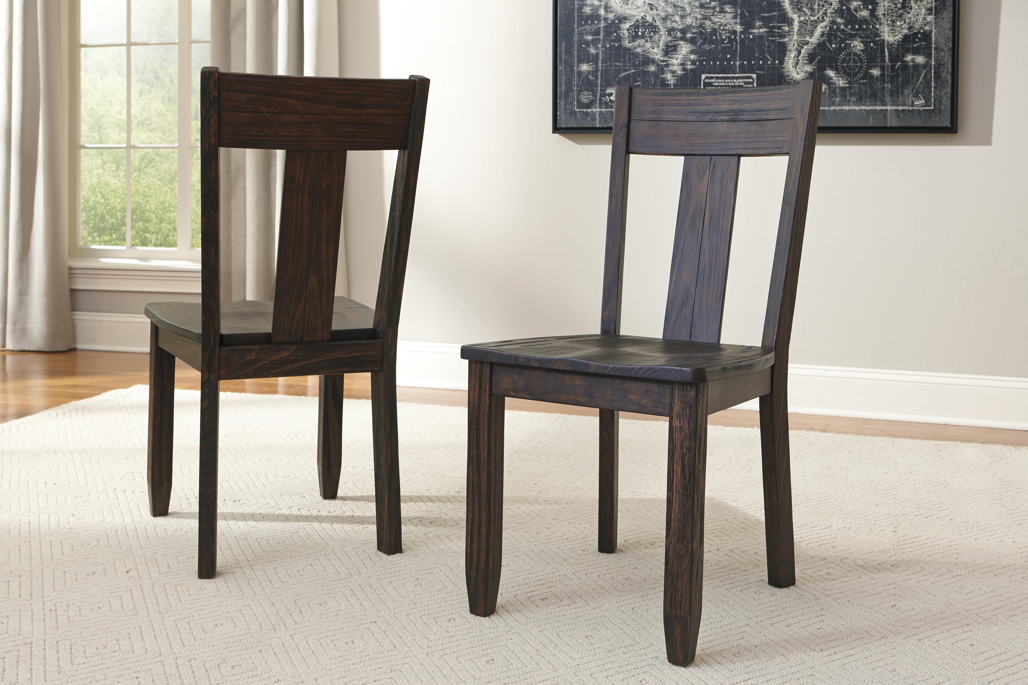 5-Piece Round Dining Table Set with Wood Seat Side Chairs by ... 5-Piece Round Dining Table Set with Wood Seat Side Chairs by ...