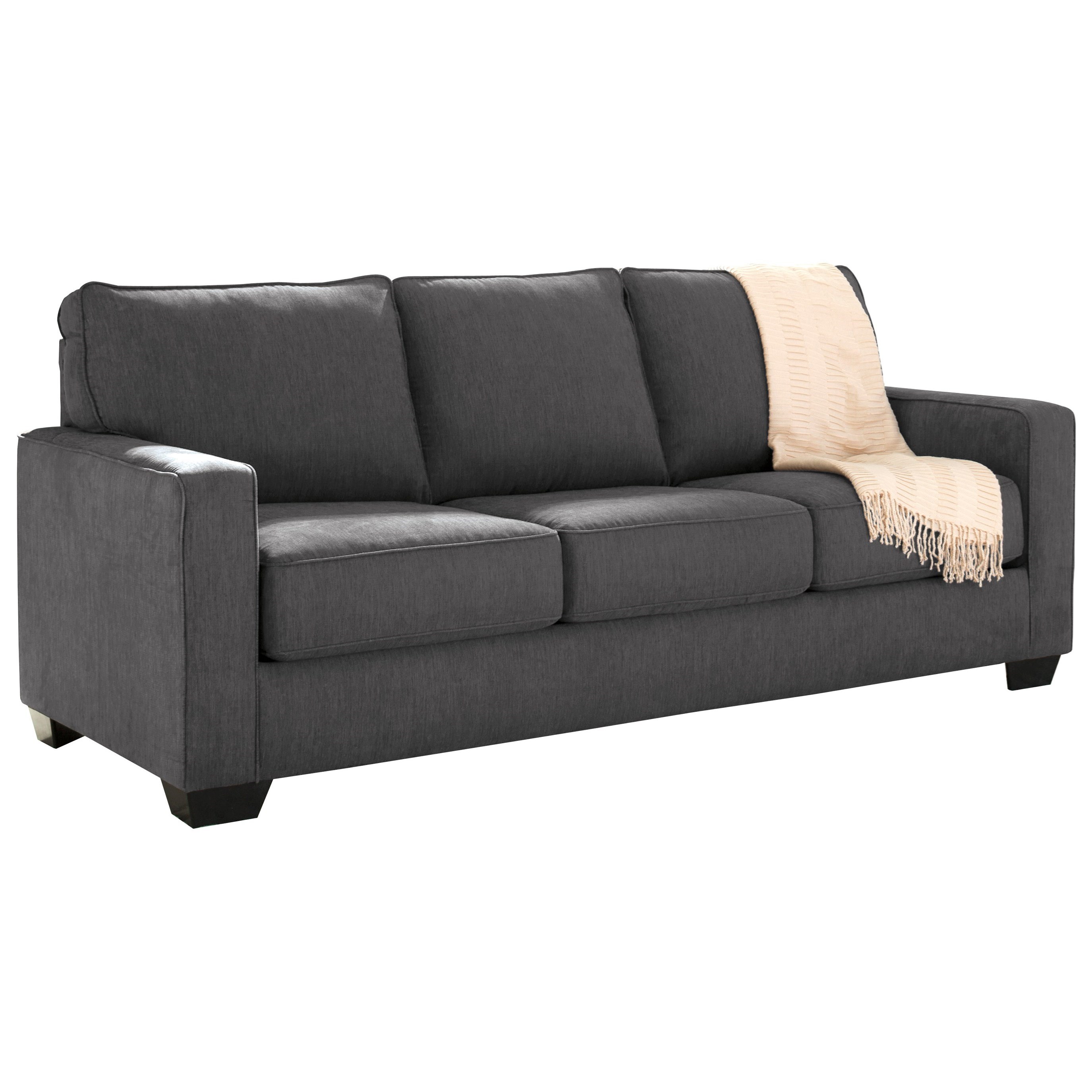 Queen Sofa Sleeper with Memory Foam Mattress by Signature Design