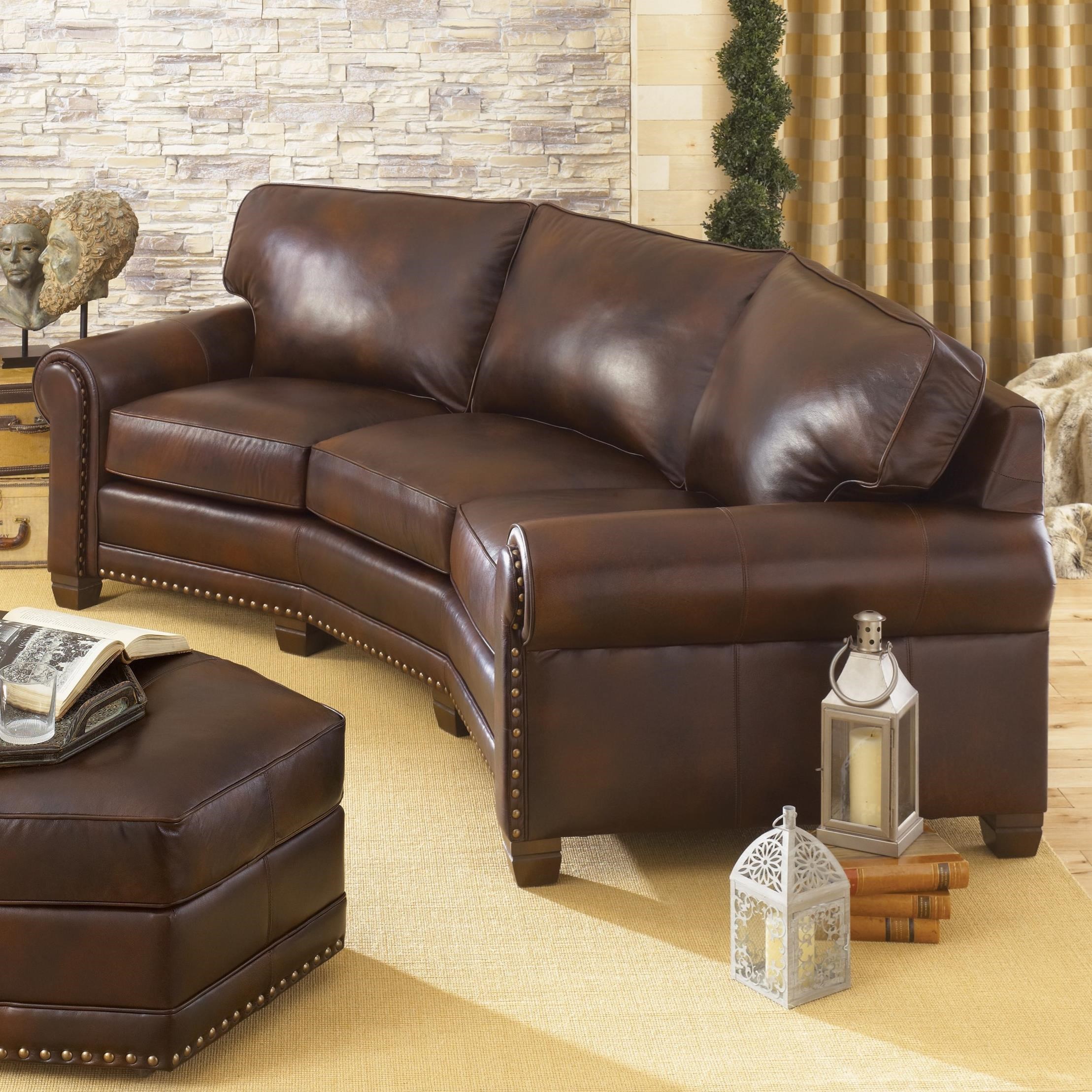 Traditional Conversation Sofa With Nailhead Trim By Smith