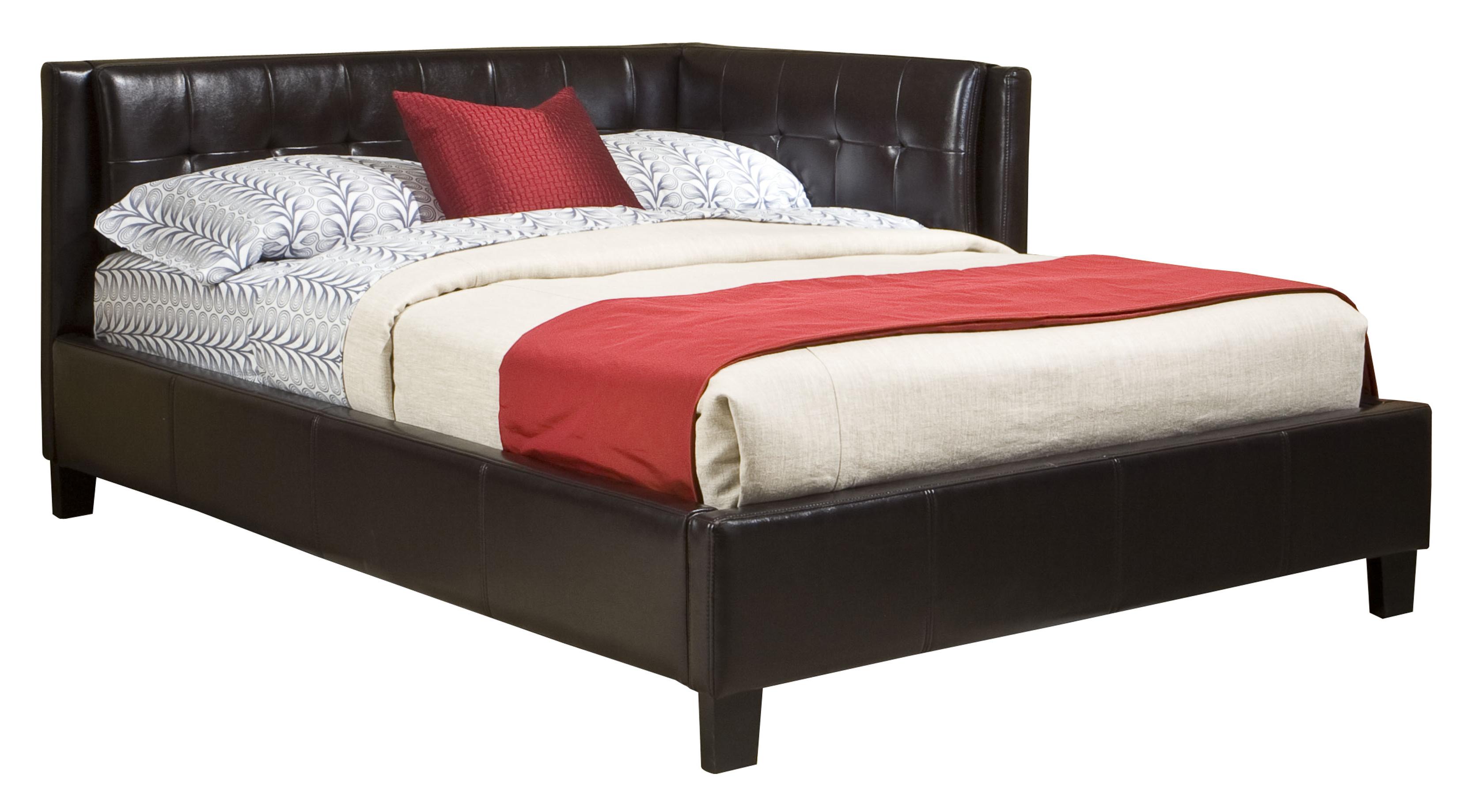 Design Corner Bed twin upholstered corner daybed by standard furniture wolf and bed