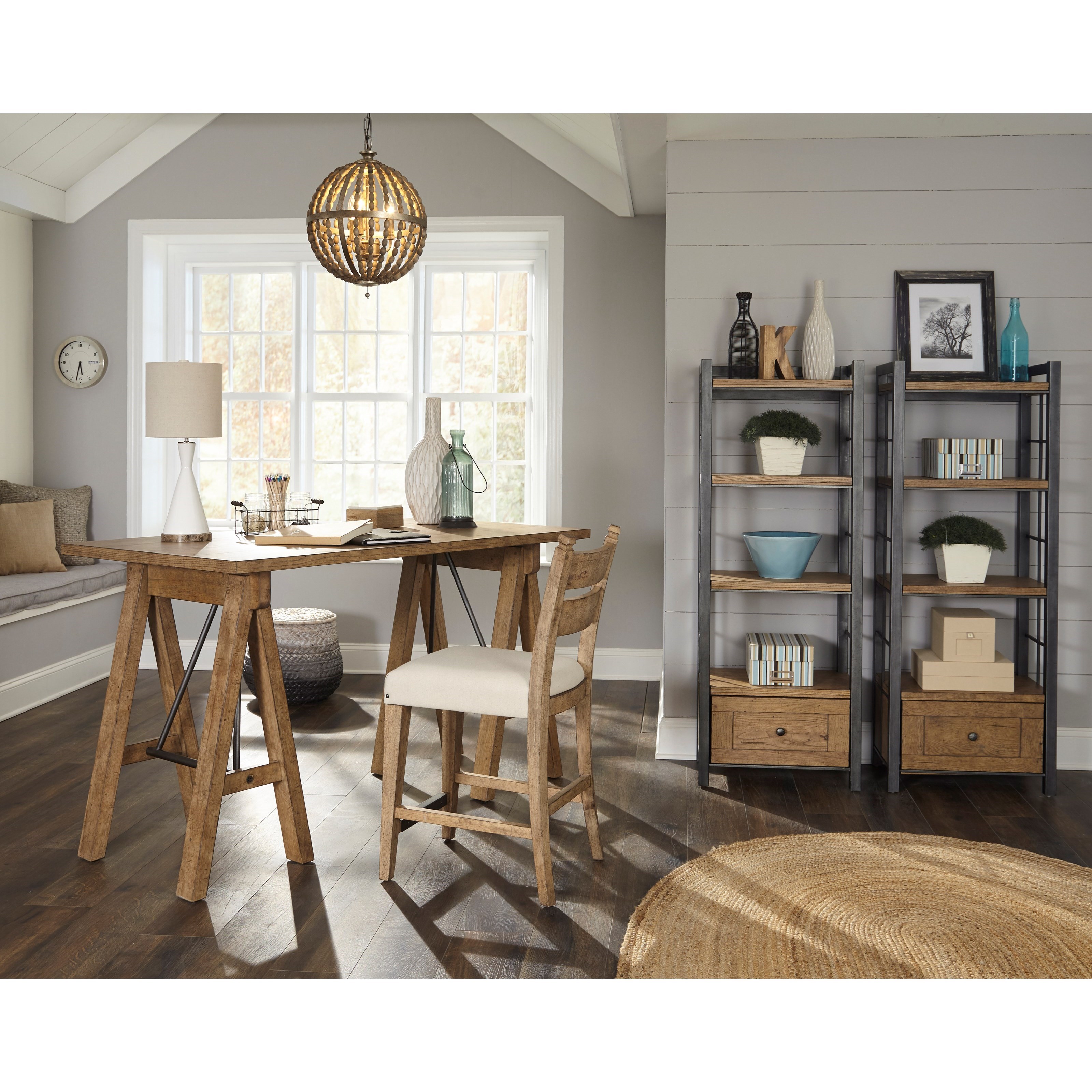 saw horse table modern dreamer saw horse table desk by trisha yearwood home collection saw horse table modern dreamer saw horse table desk by trisha yearwood home collection