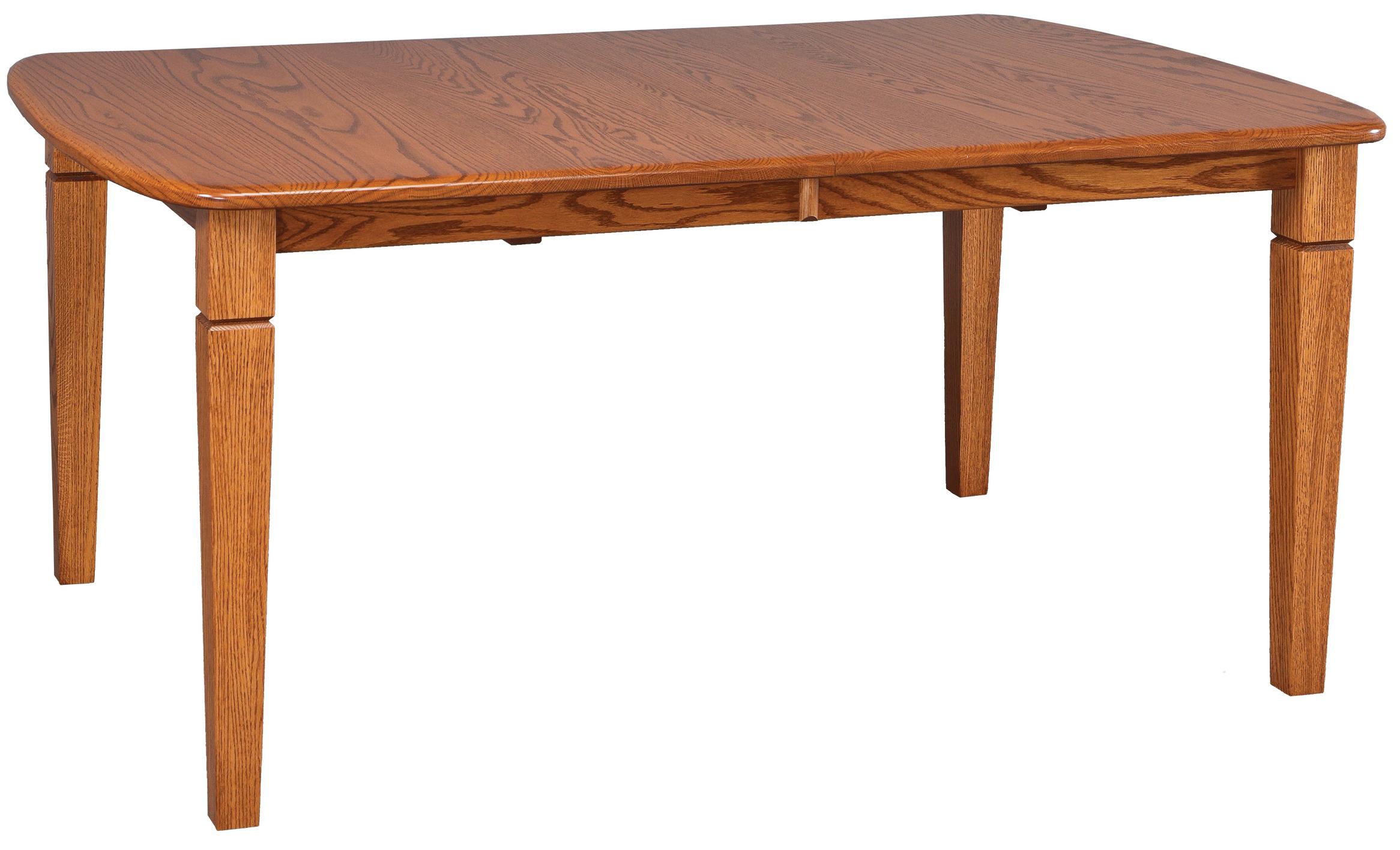 Solid Wood Rectangular Table by Daniel s Amish