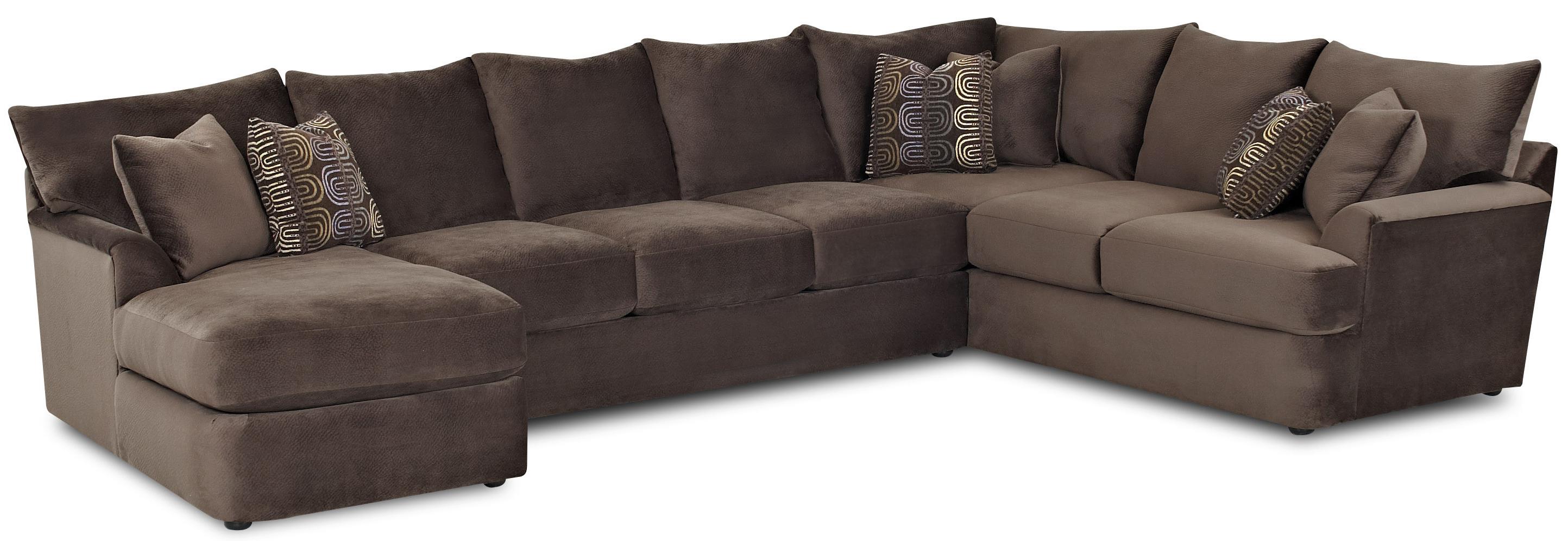 L Shaped Sectional Sofa With Left Chaise By Klaussner