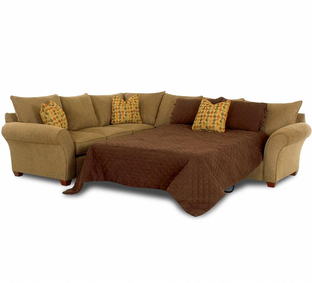 Sofa Sleeper Spacious Sectional by Klaussner Wolf Furniture