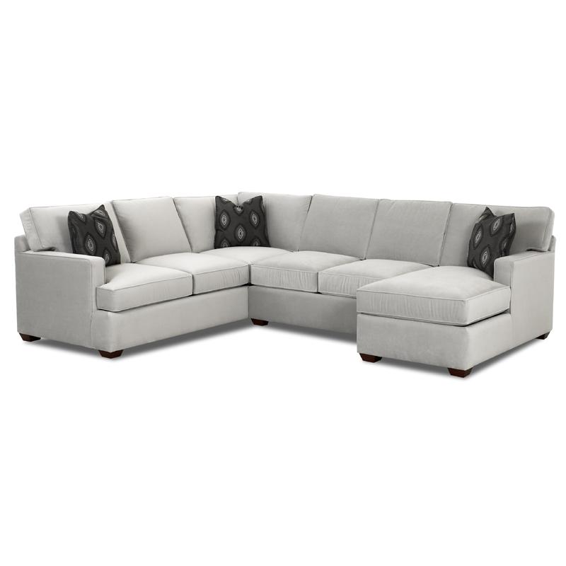 Sectional Sofa Group with Chaise Lounge by Klaussner Wolf and Gardiner Wolf Furniture Sectional Sofa Group with Chaise Lounge by Klaussner Wolf and Gardiner Wolf Furniture