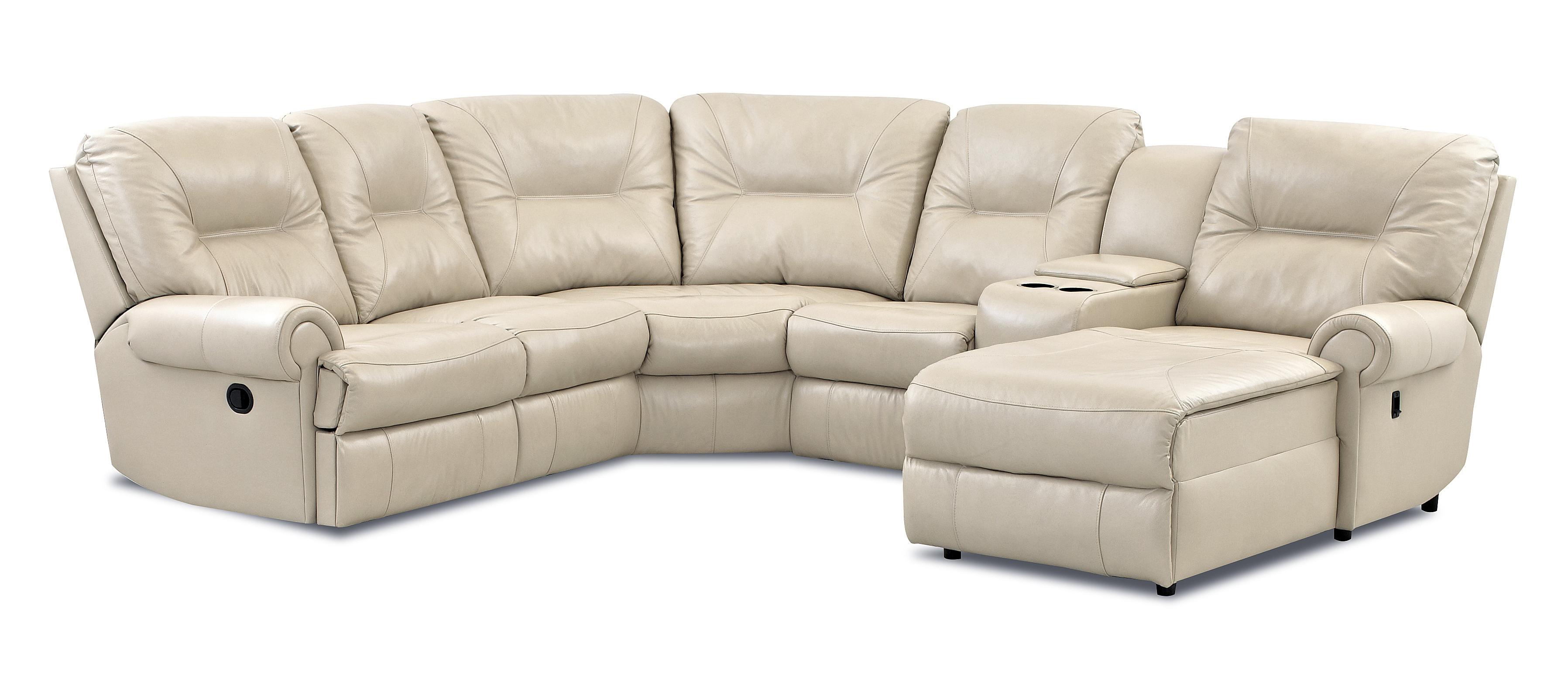 Traditional Reclining Sectional Sofa by Klaussner Wolf and Gardiner