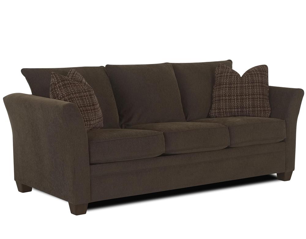 Contemporary Queen Air Coil Mattress Sofa Sleeper by Klaussner Wolf and Gardiner Wolf Furniture Contemporary Queen Air Coil Mattress Sofa Sleeper by Klaussner Wolf and Gardiner Wolf Furniture