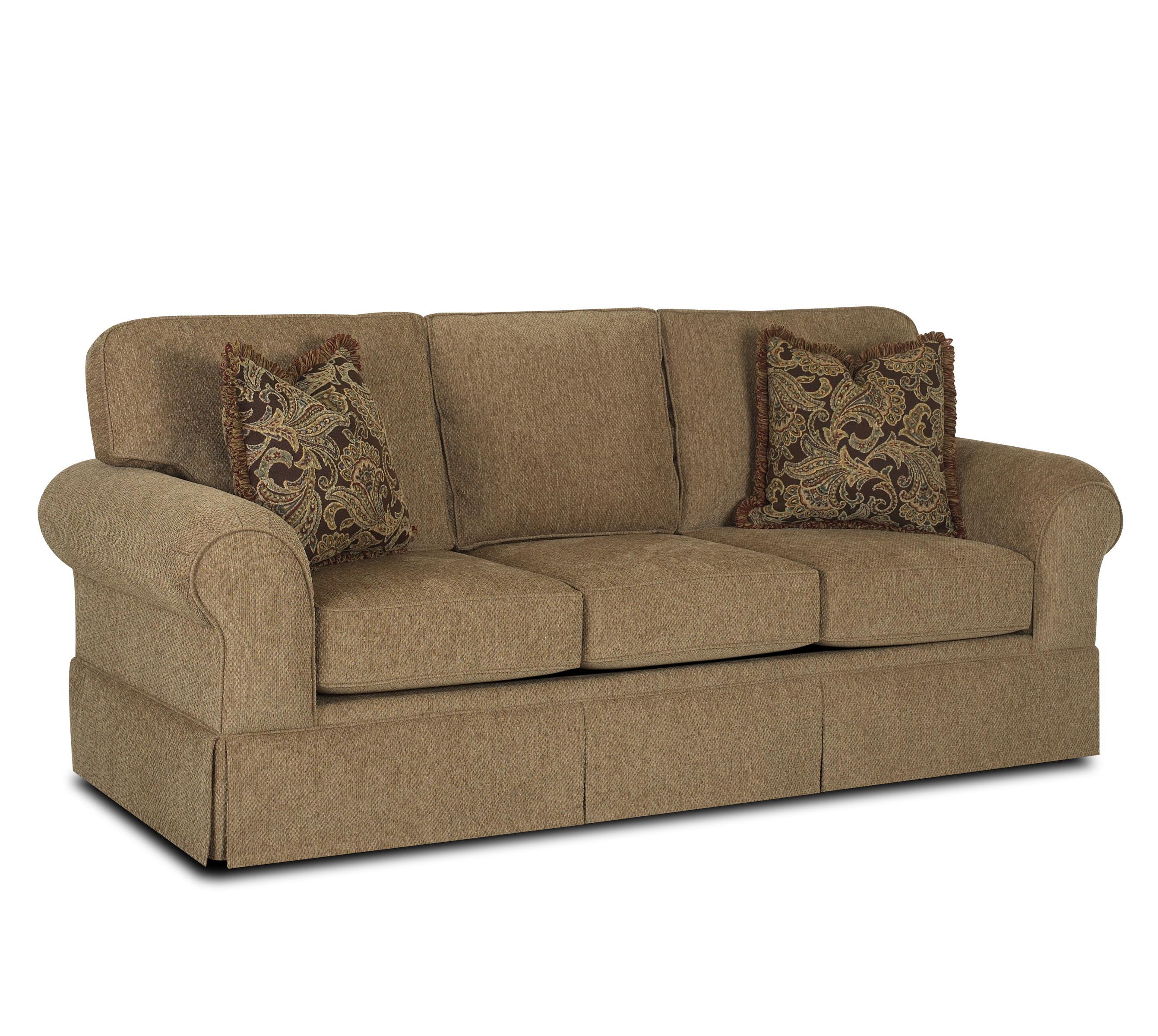 Casual Skirted Sofa by Klaussner Wolf and Gardiner Wolf Furniture