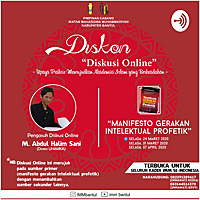 DISKON "Diskusi Online" PC IMM Kabupaten Bantul