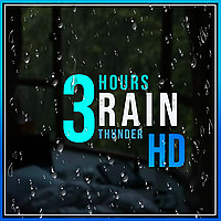 3 HOURS RAIN THUNDER | NIGHT RELAX | SLEEP