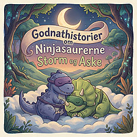 Godnathistorier om NinjaSaurerne Storm og Aske