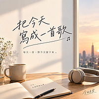 把今天寫成一首歌