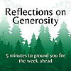 Reflections on Generosity