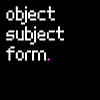 Object Subject Form