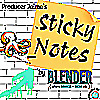 Sticky Notes by Producer Jaime and the Blender Business Show
