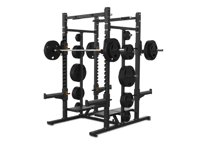 VY-D691-04,Double Half Rack Varsity Series